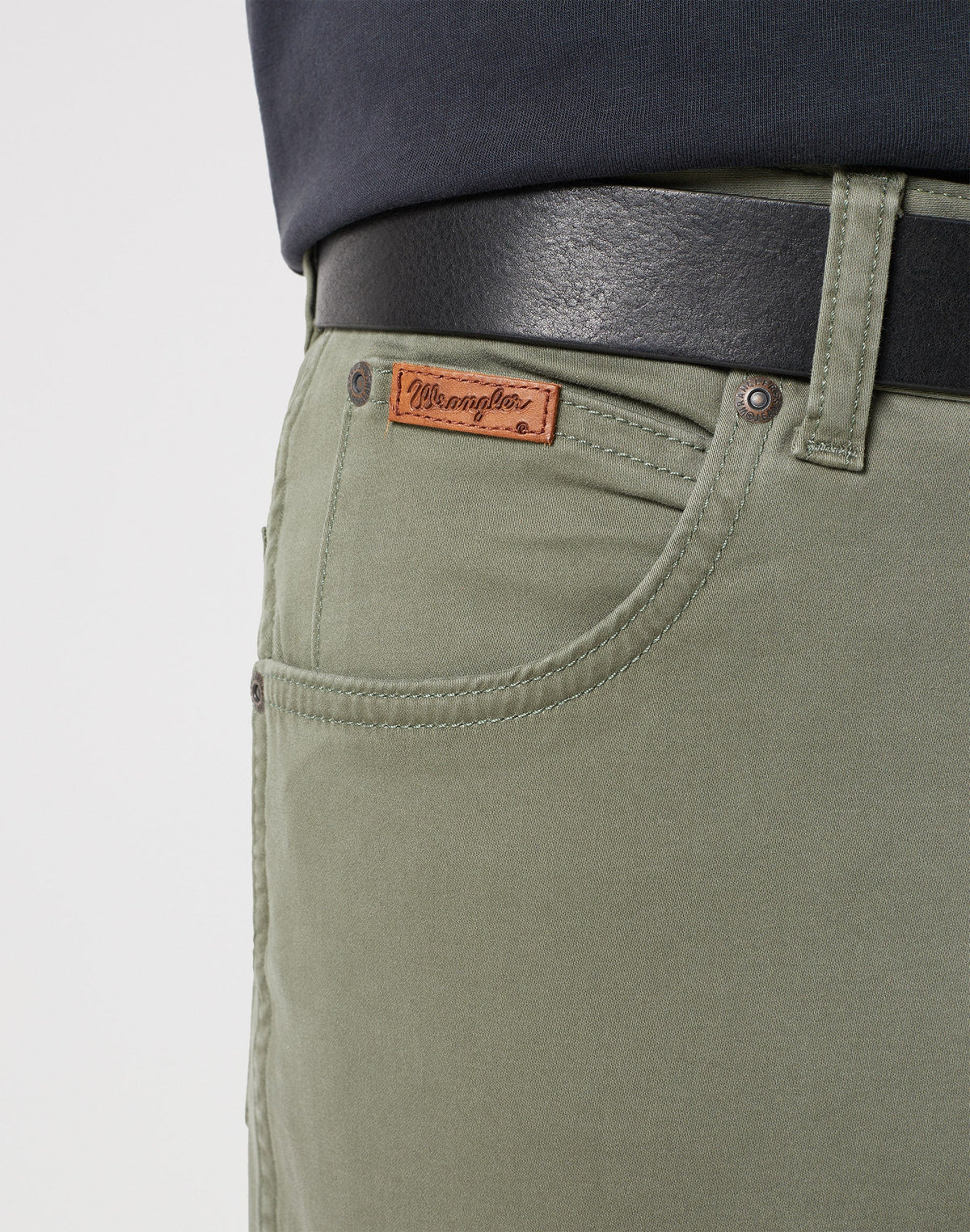 Texas Slim Low Stretch in Dusty Olive