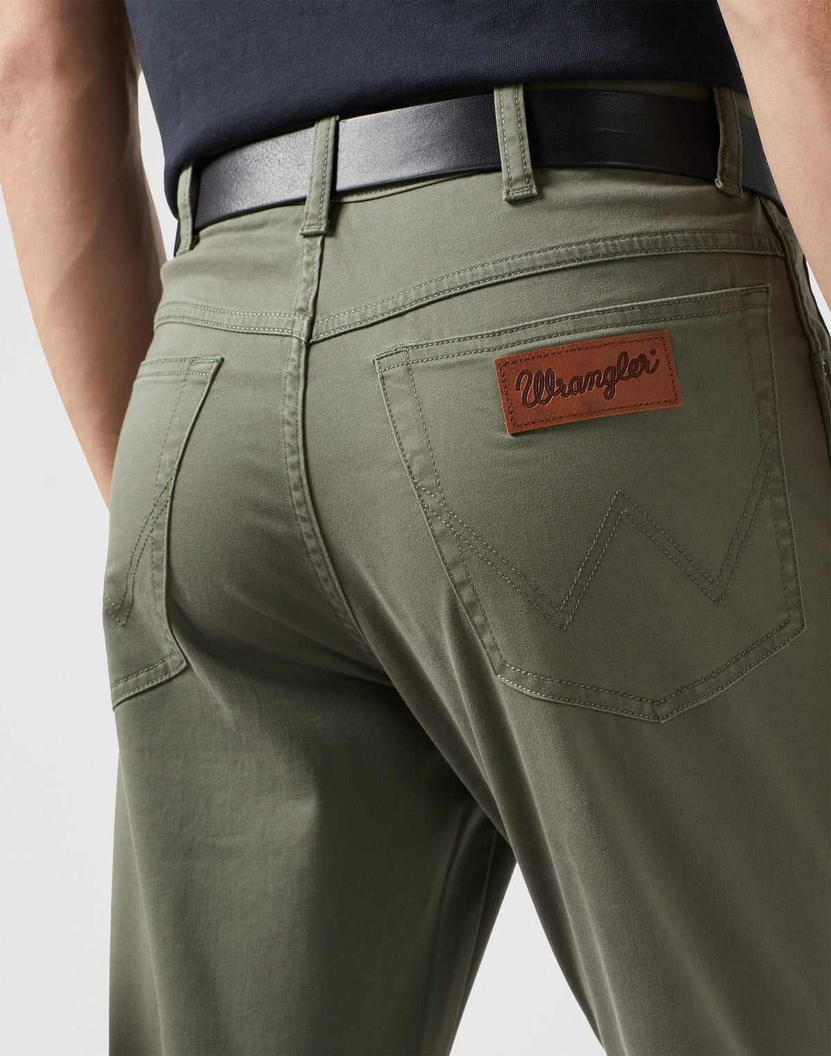 Texas Slim Low Stretch in Dusty Olive