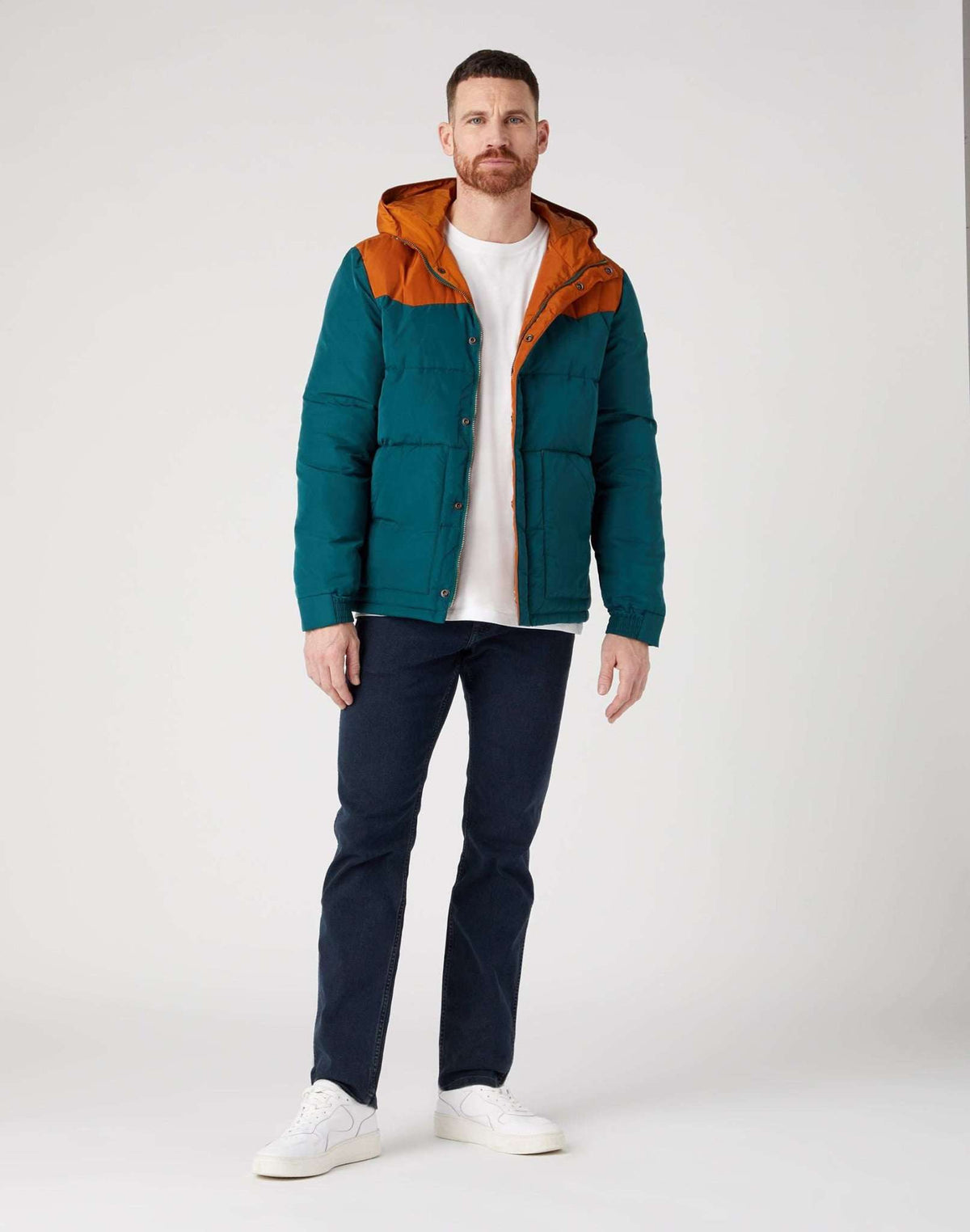 Puffer Jacket in Dark Matcha