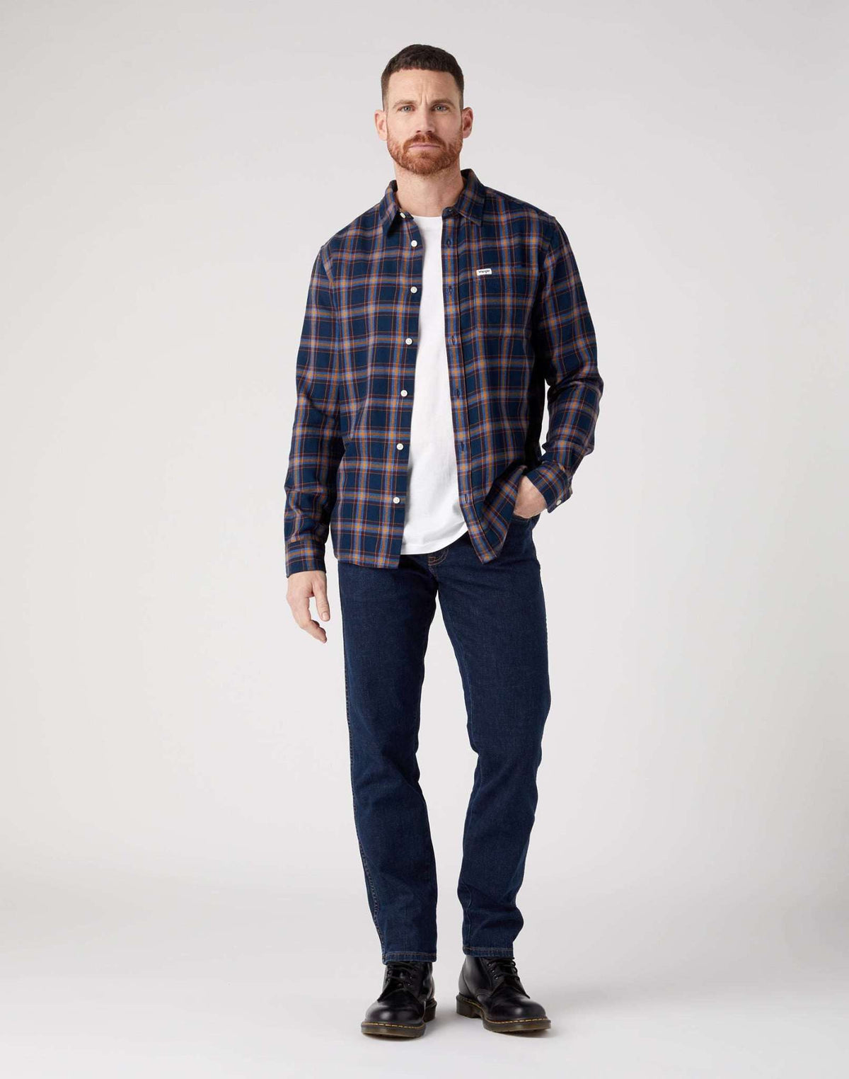 1 Pocket Shirt in Navy