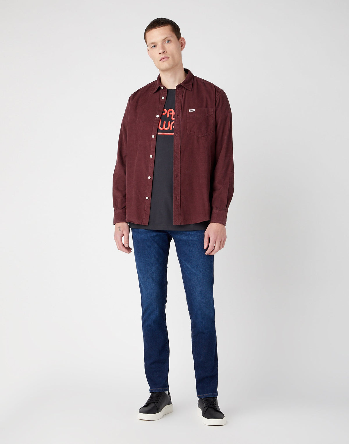 One Pocket Shirt in Dahlia
