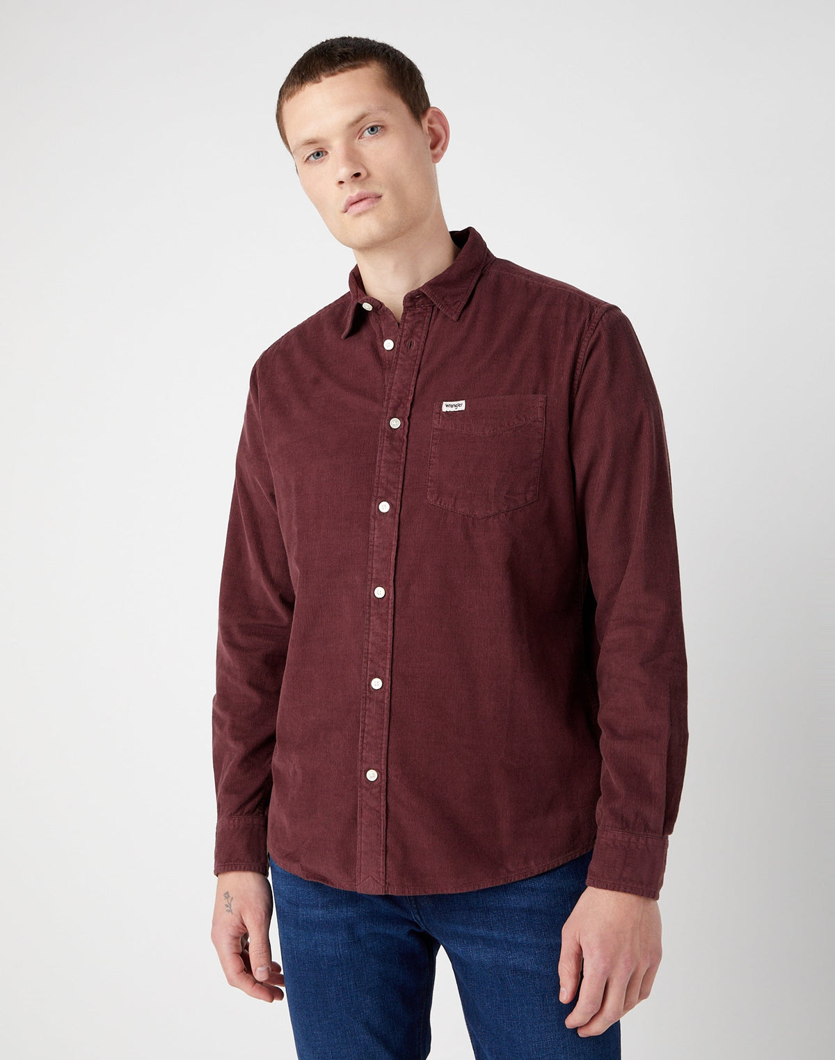 One Pocket Shirt in Dahlia