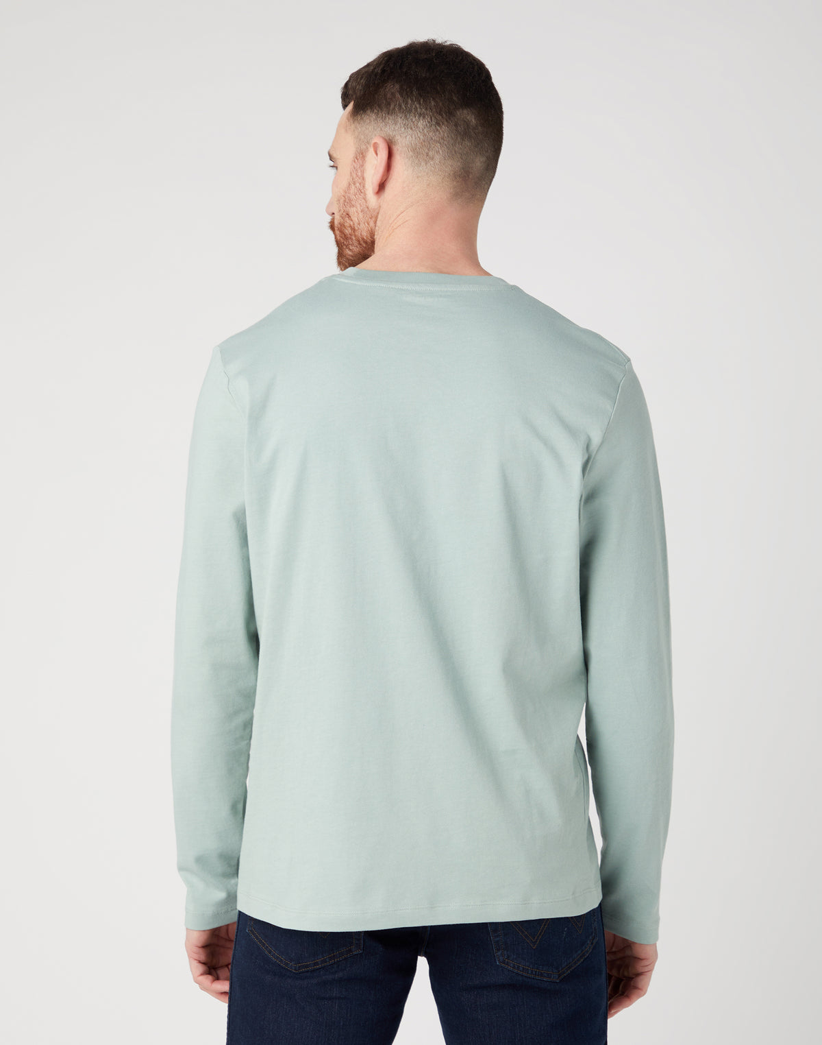 LS Sign Off Tee in Green Milieu