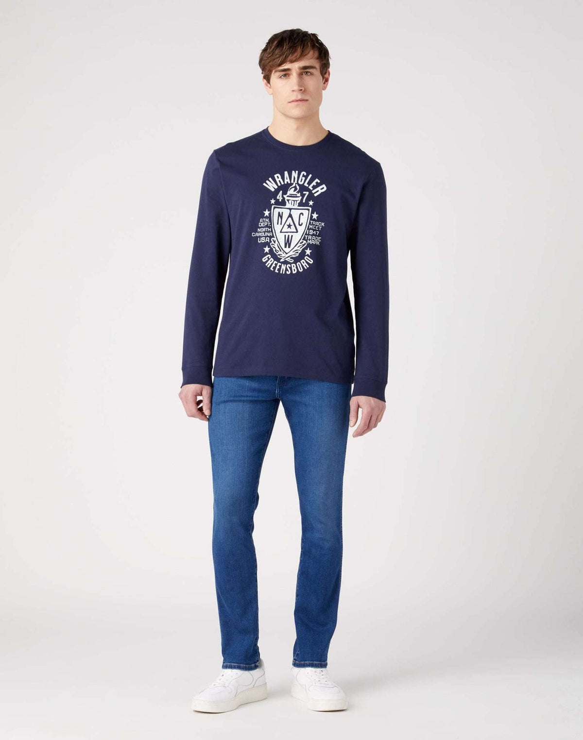 Americana Tee in Navy