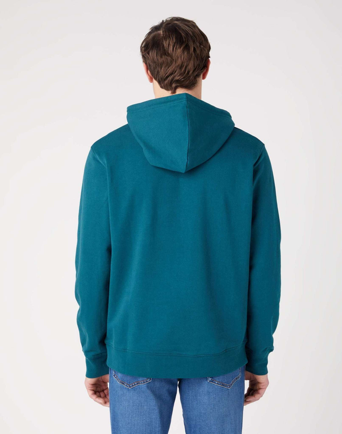 Sign Off Hoodie in Deep Teal Green