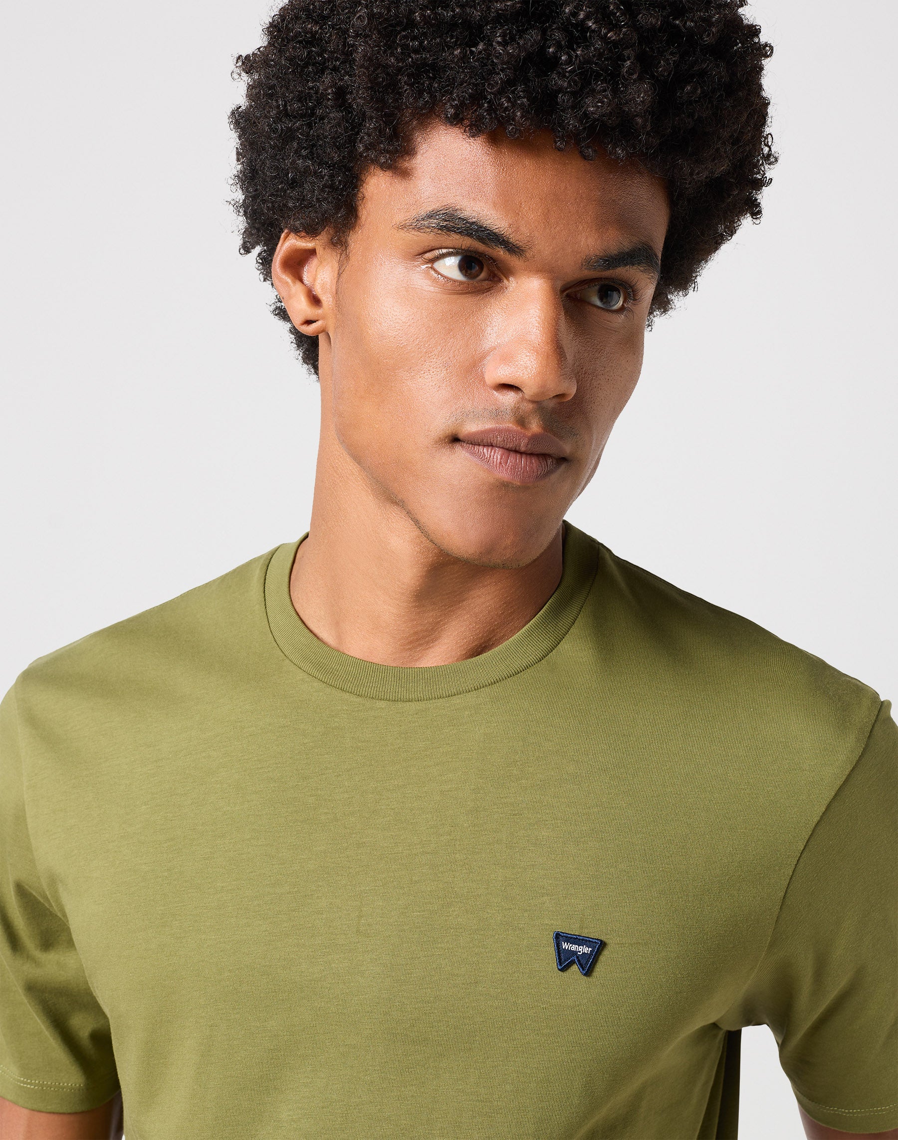 Sign Off Tee in Dusty Olive