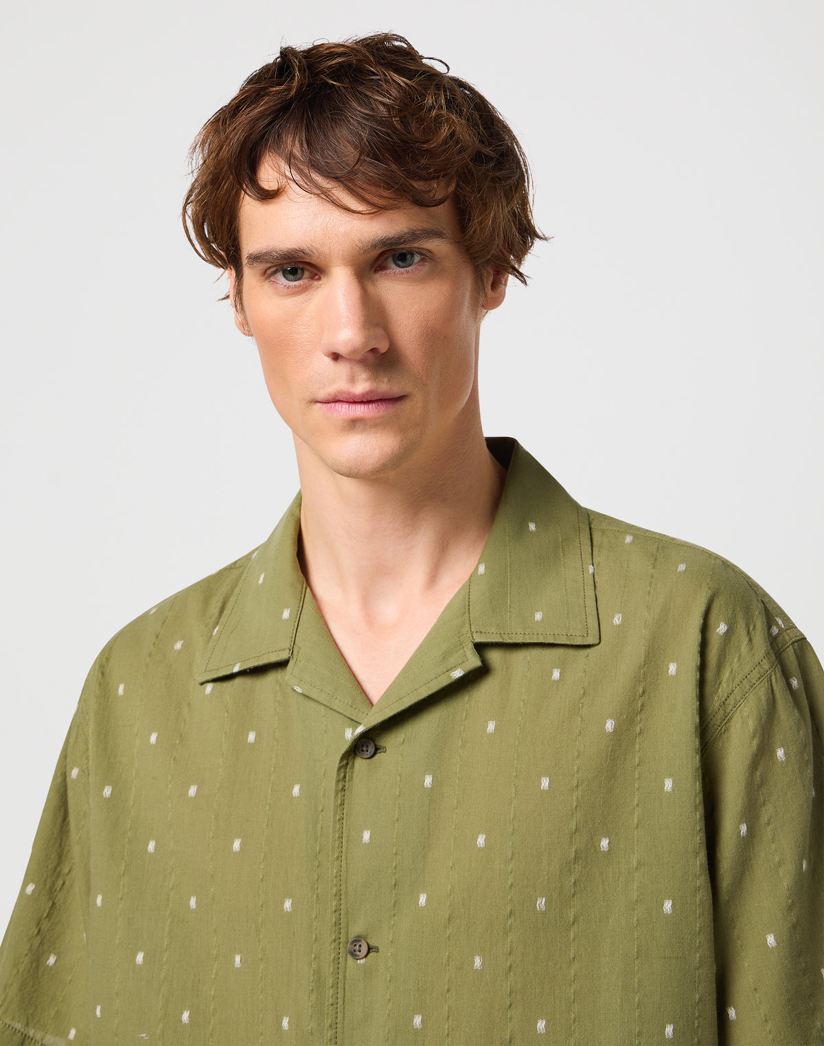 Resort Shirt in Dusty Olive
