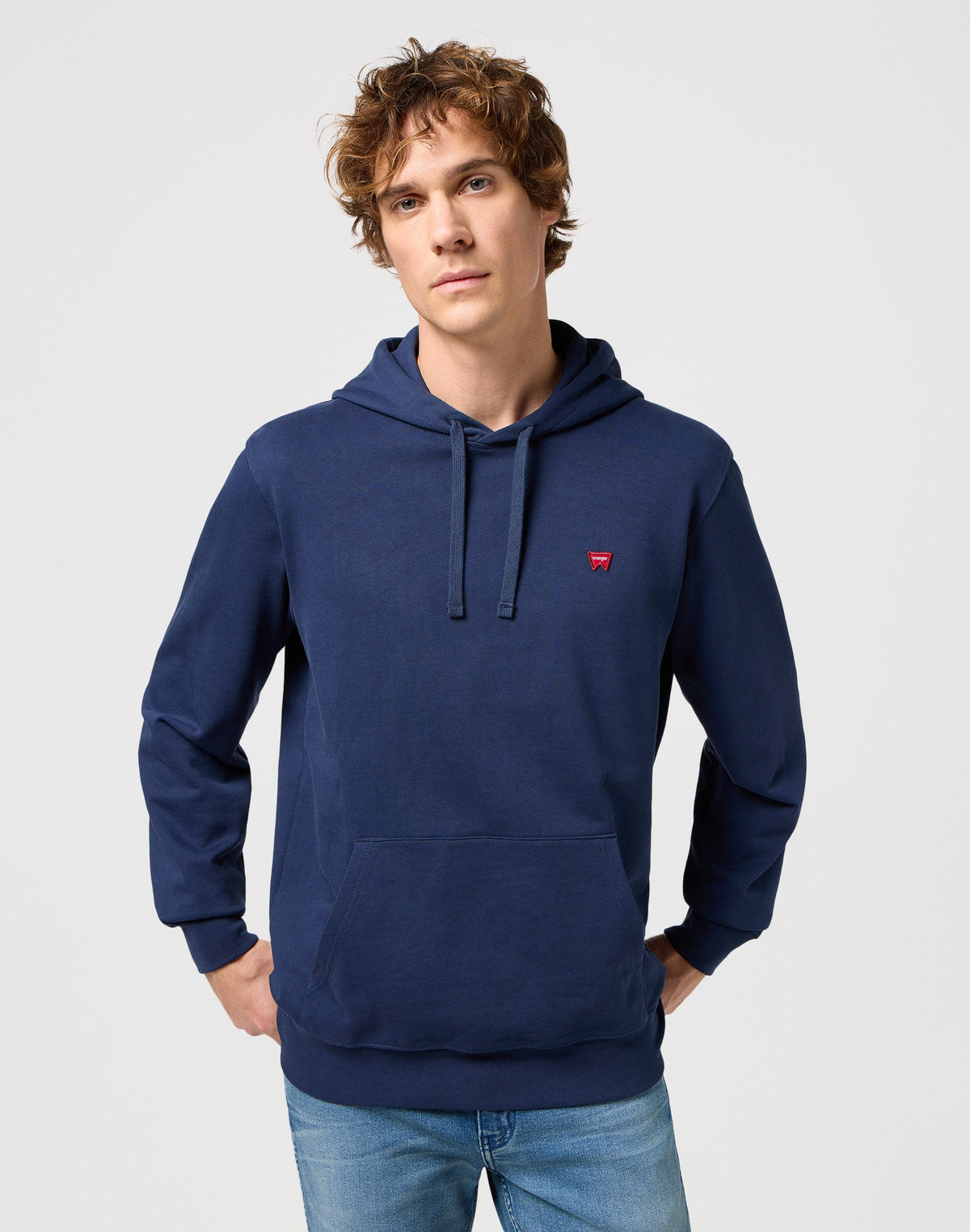 Sign Off Hoodie in Navy