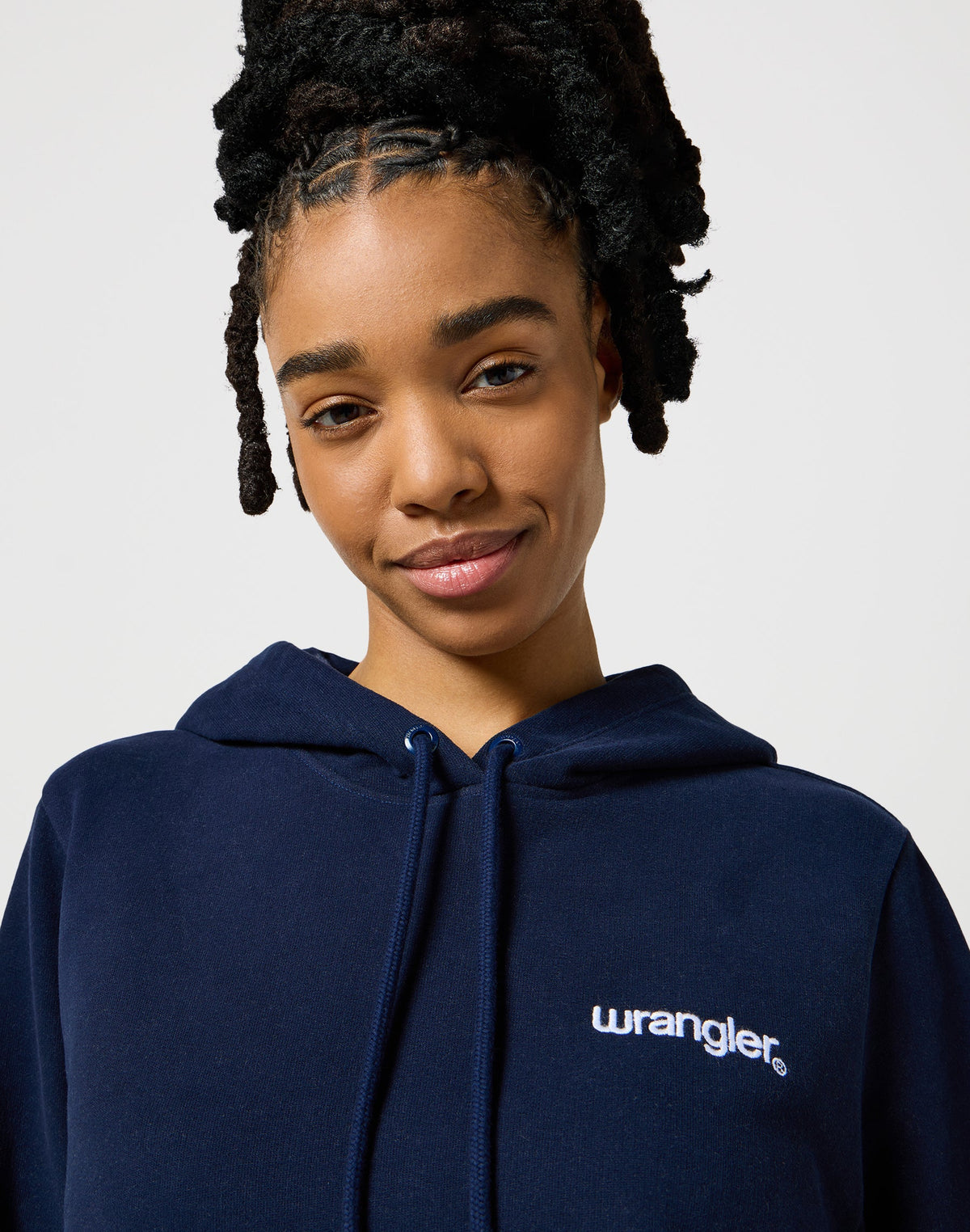 Regular Hoodie in Navy