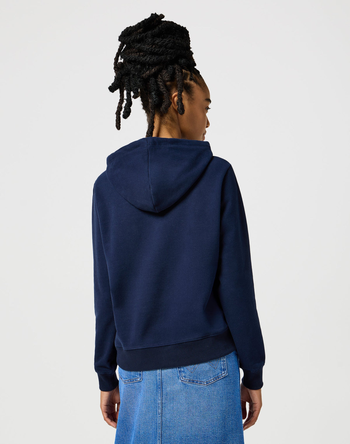 Regular Hoodie in Navy