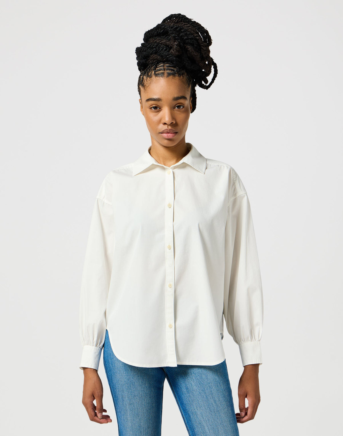 Cool Girl Shirt in Worn White