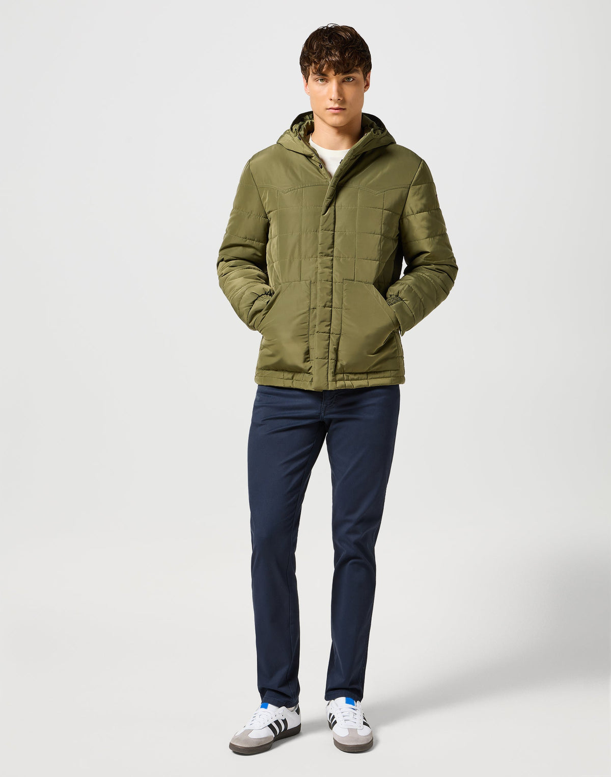 Transitional Puffer in Ivy Green