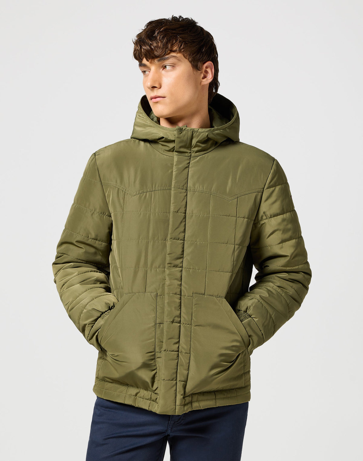 Transitional Puffer in Ivy Green