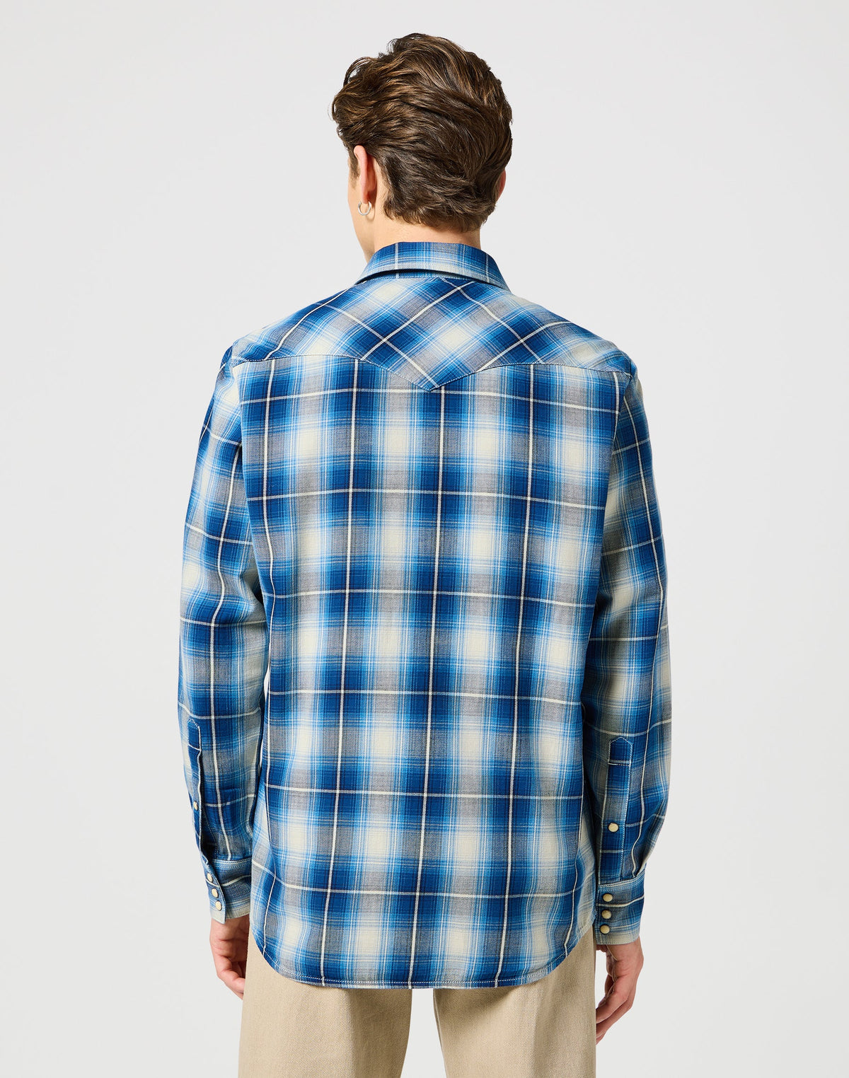 Western Shirt in Buffalo Indigo