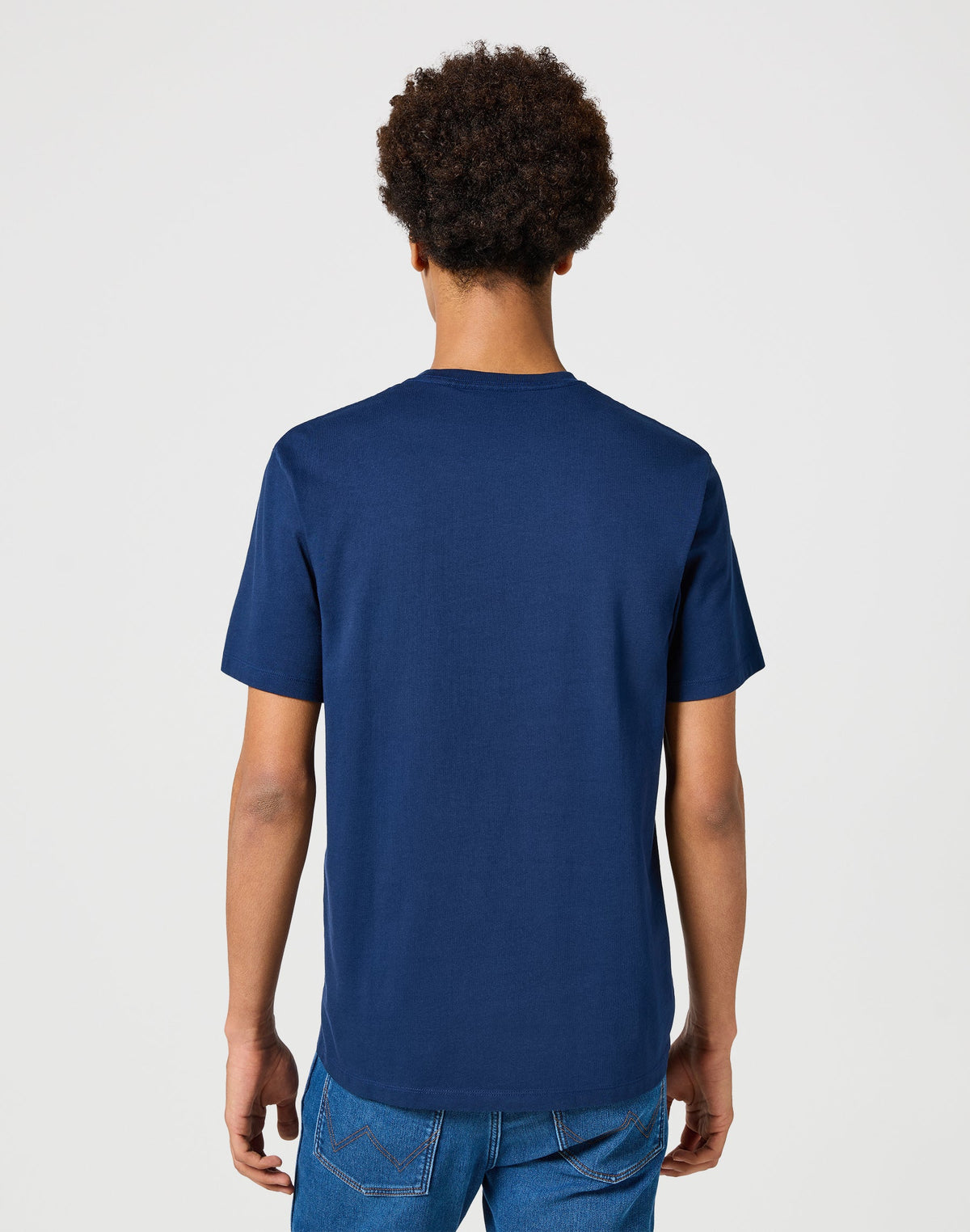 Graphic Tee in Navy