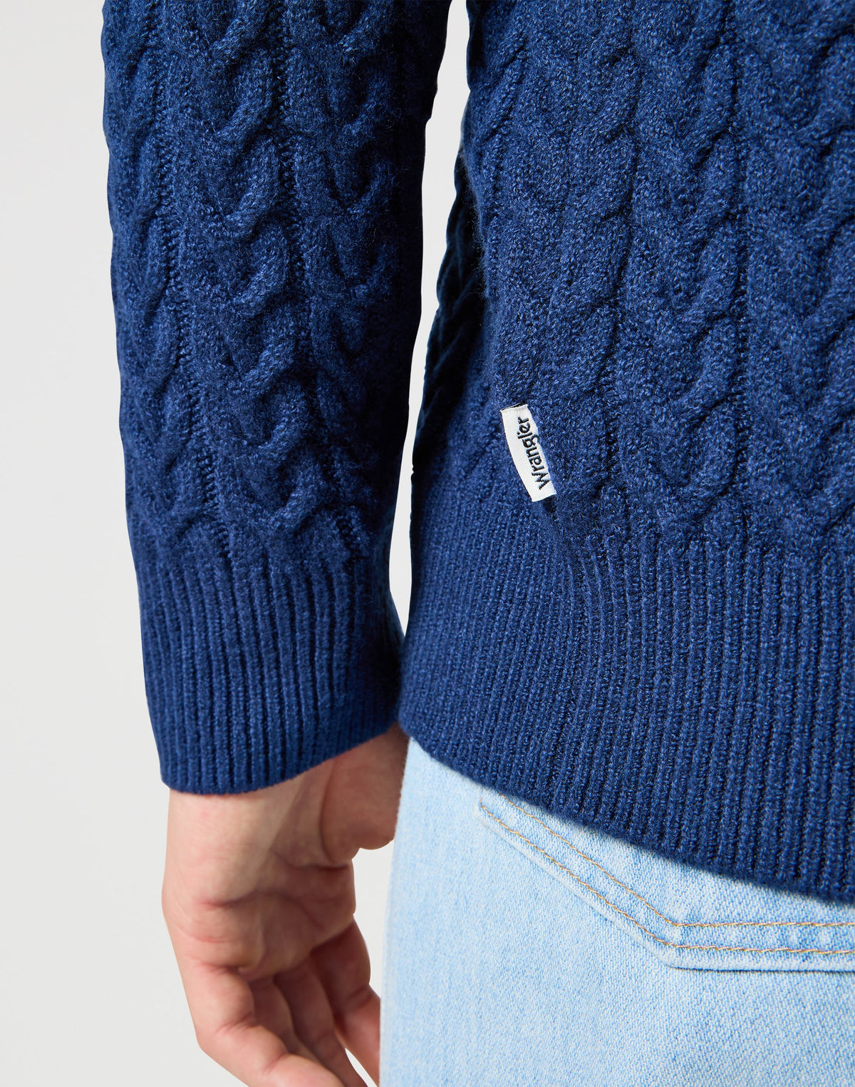 Half Zip Knit in Navy