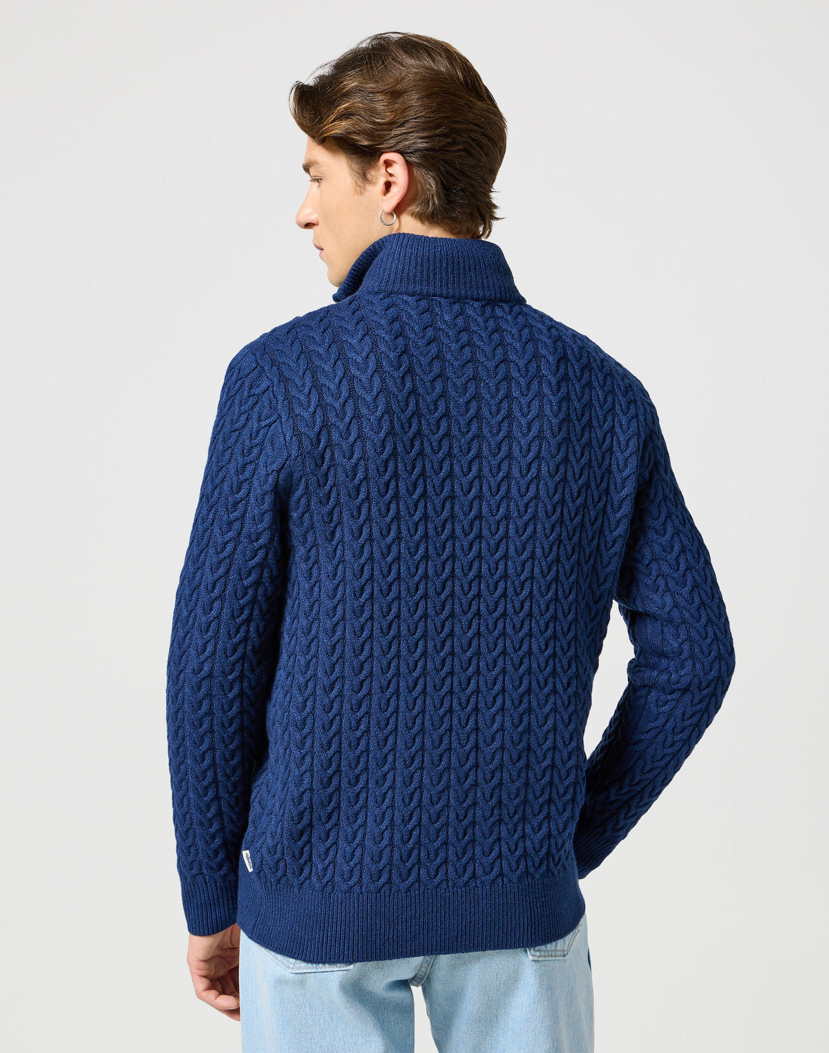 Half Zip Knit in Navy