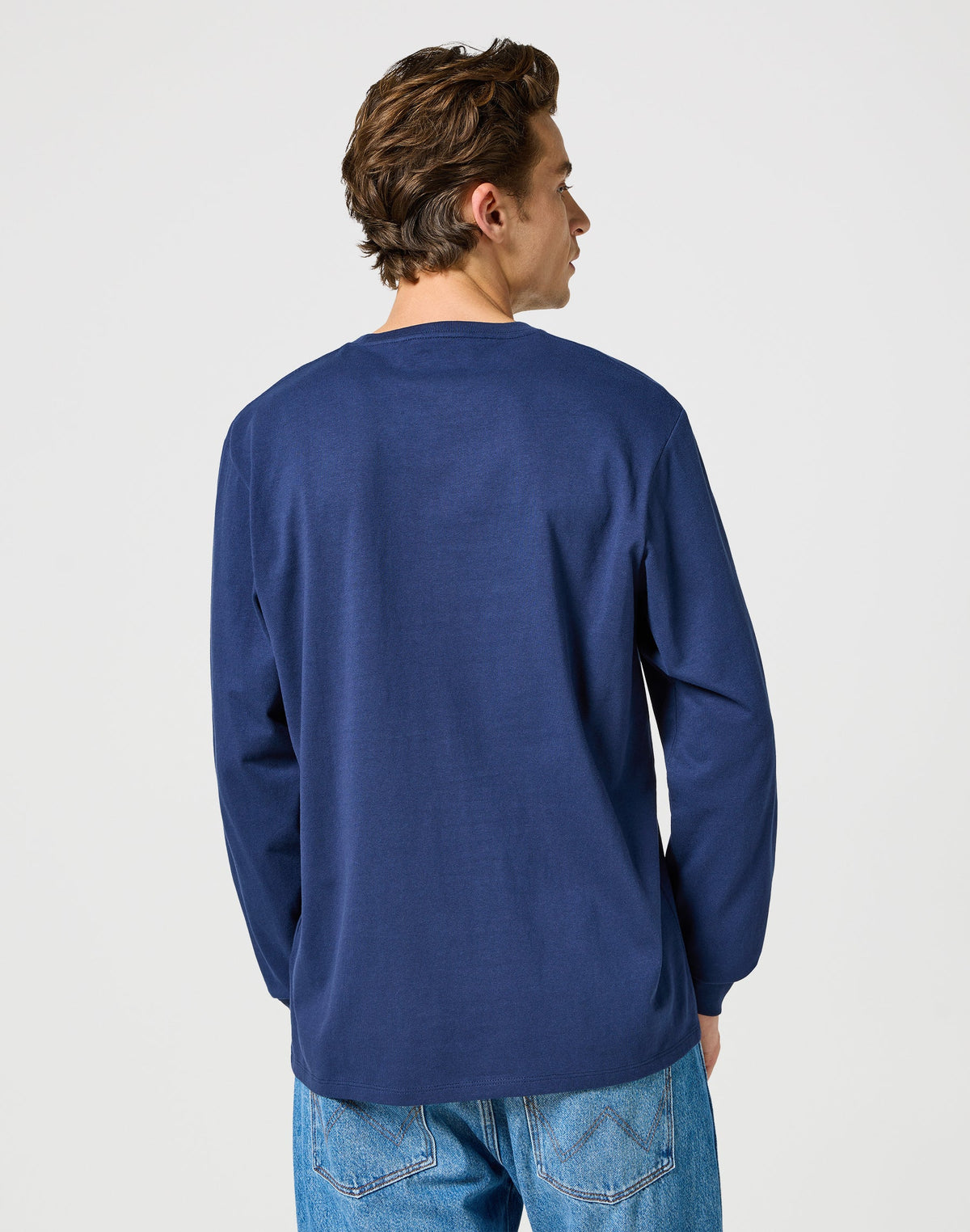 Longsleeves Sign Off Tee in Navy