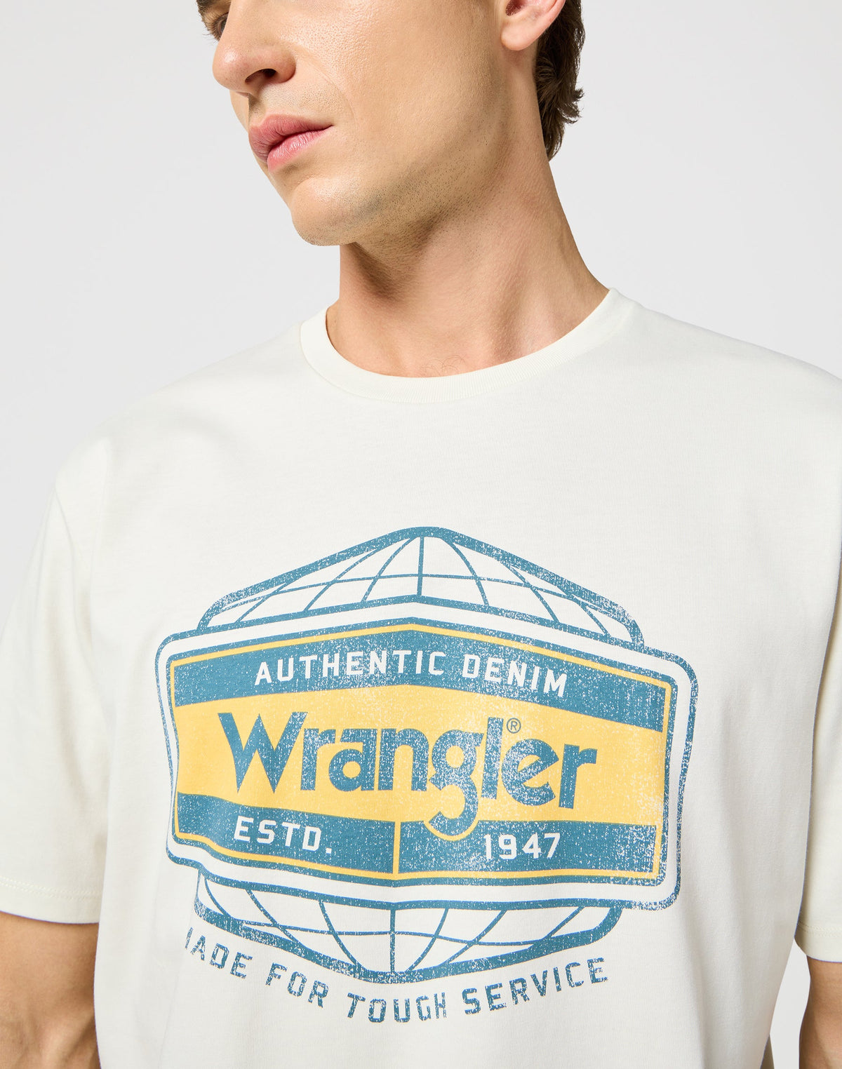 Americana Tee in Vintage White