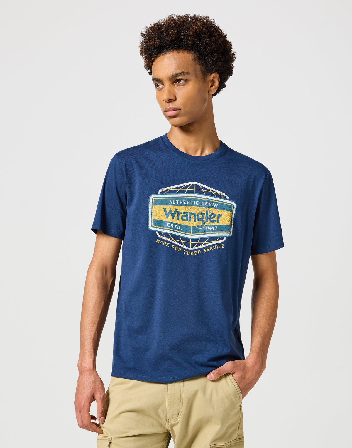 Americana Tee in Navy