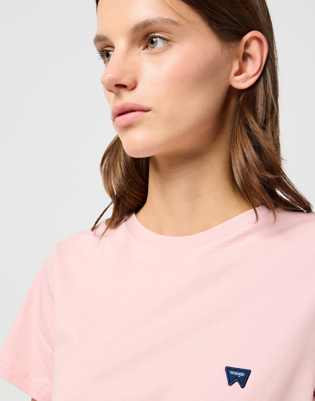 Regular Tee in Silver Pink
