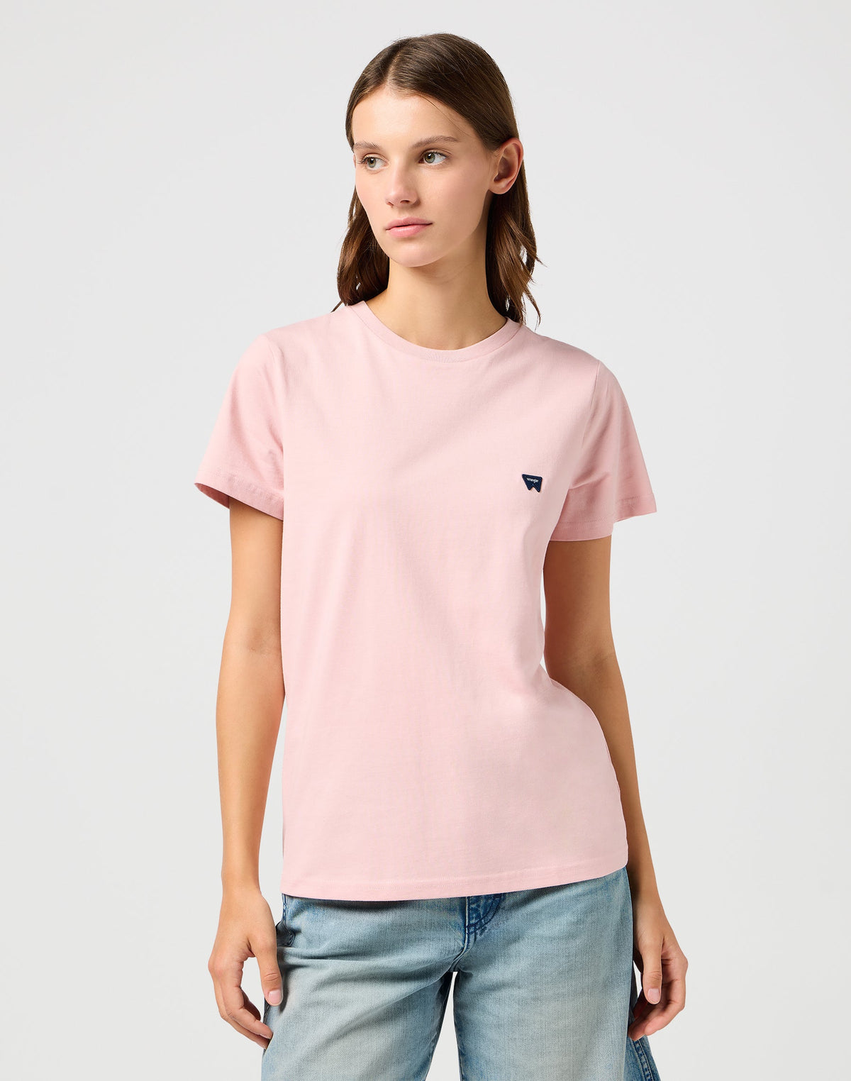 Regular Tee in Silver Pink