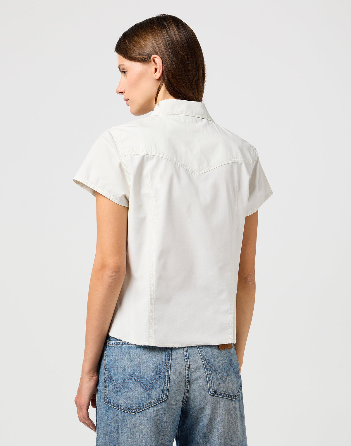 Shrunken Shirt in Vintage White