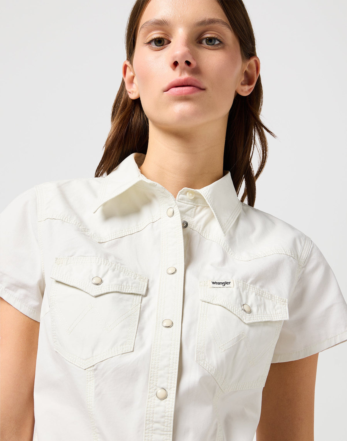 Shrunken Shirt in Vintage White