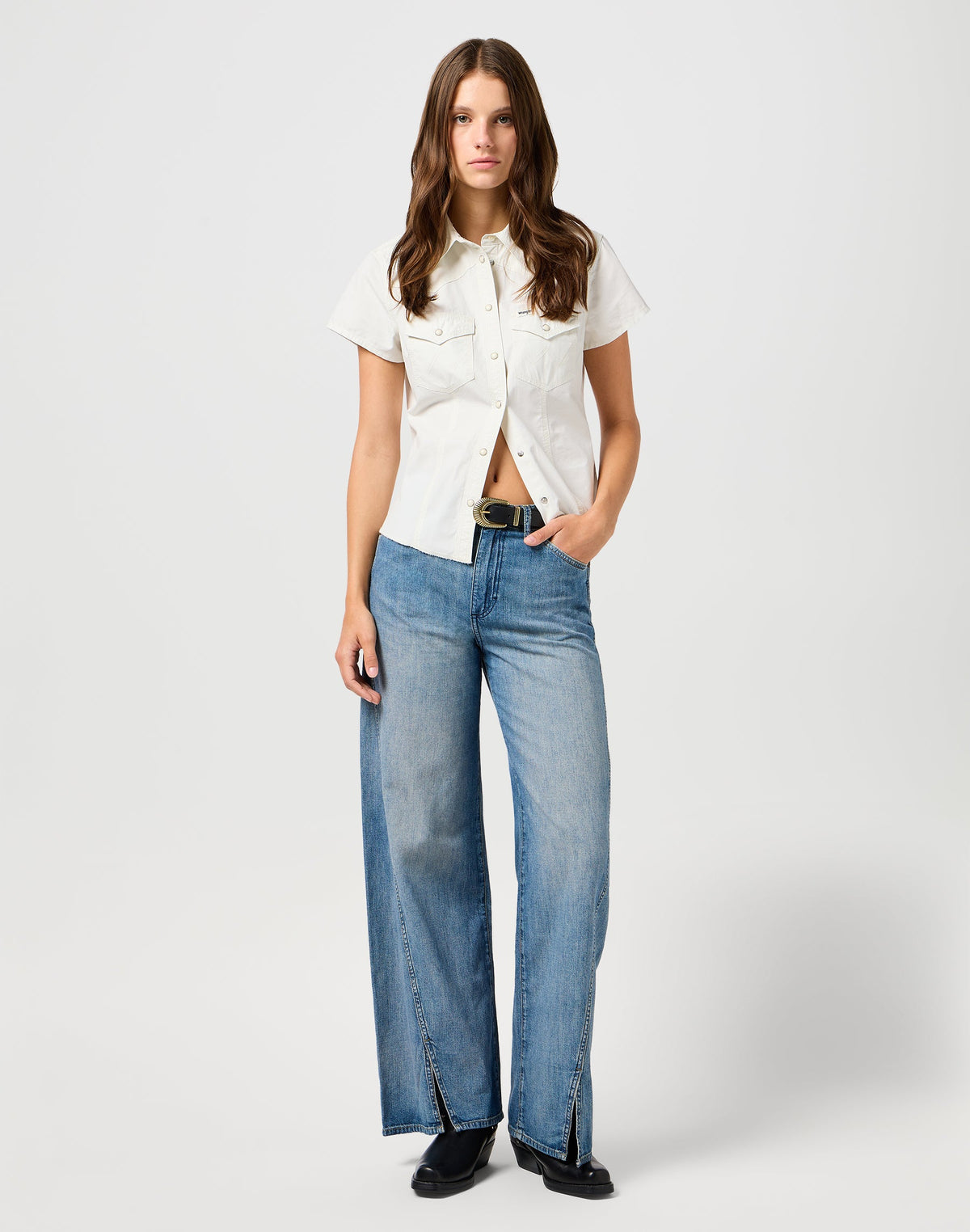 Shrunken Shirt in Vintage White