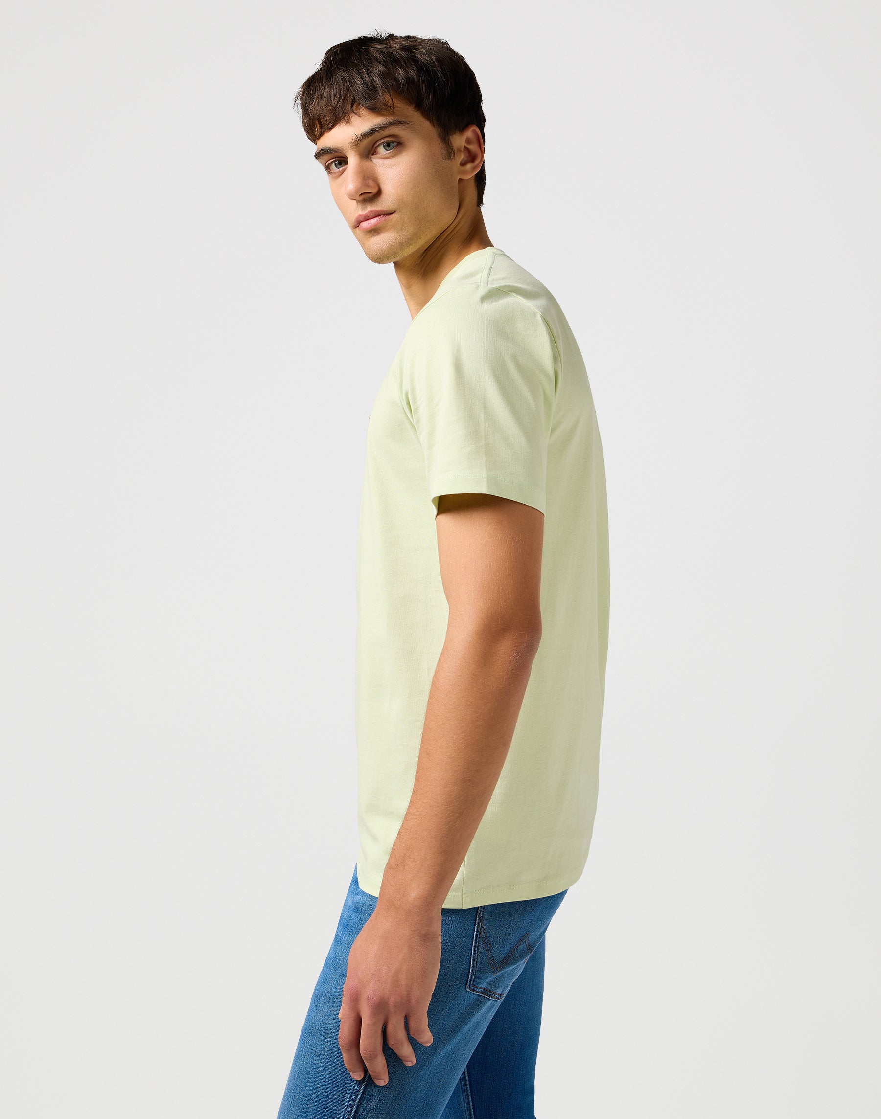 Sign Off Tee in Seafoam Green