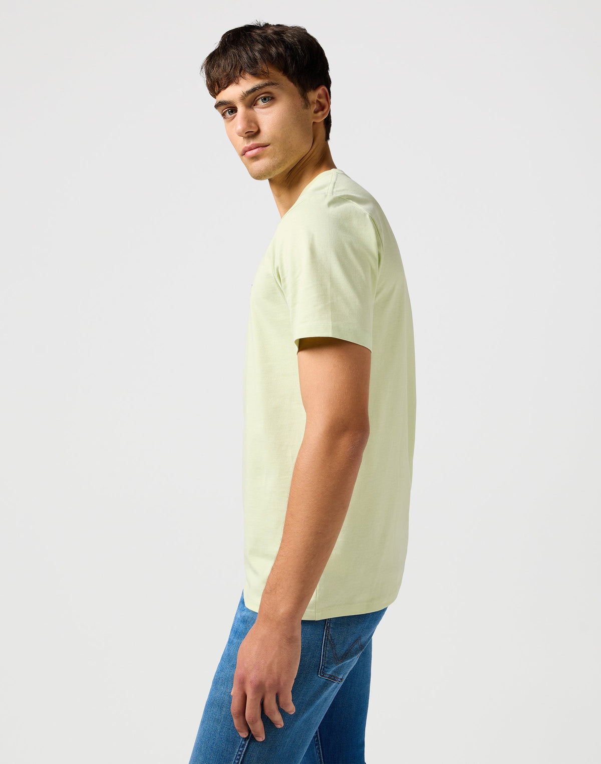 Sign Off Tee in Seafoam Green
