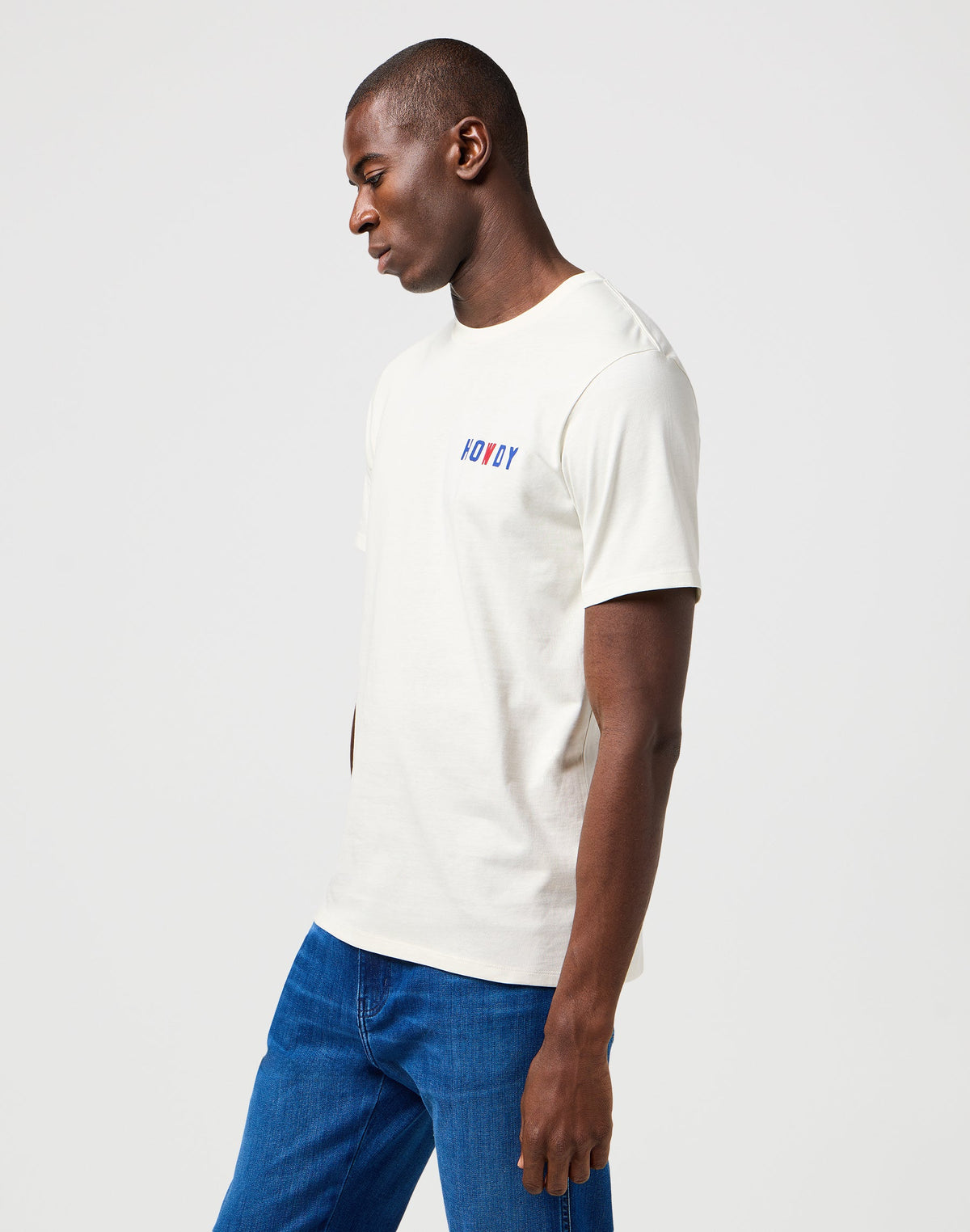 Small Graphic Tee in Vintage White
