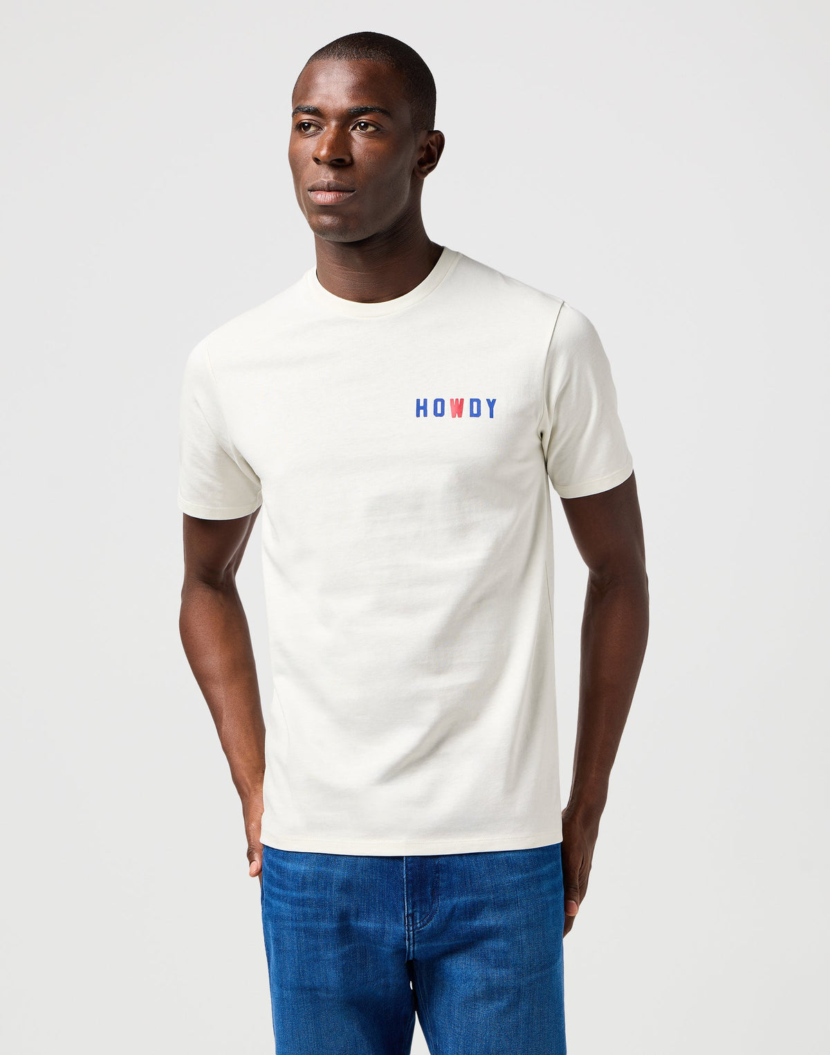 Small Graphic Tee in Vintage White