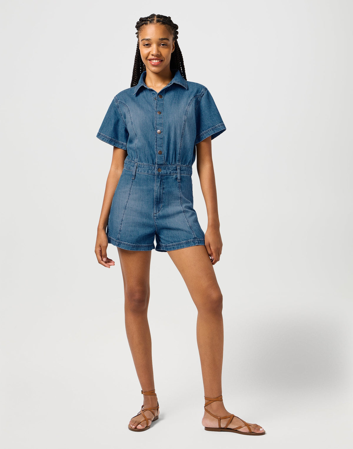 Romper in Urban Echo