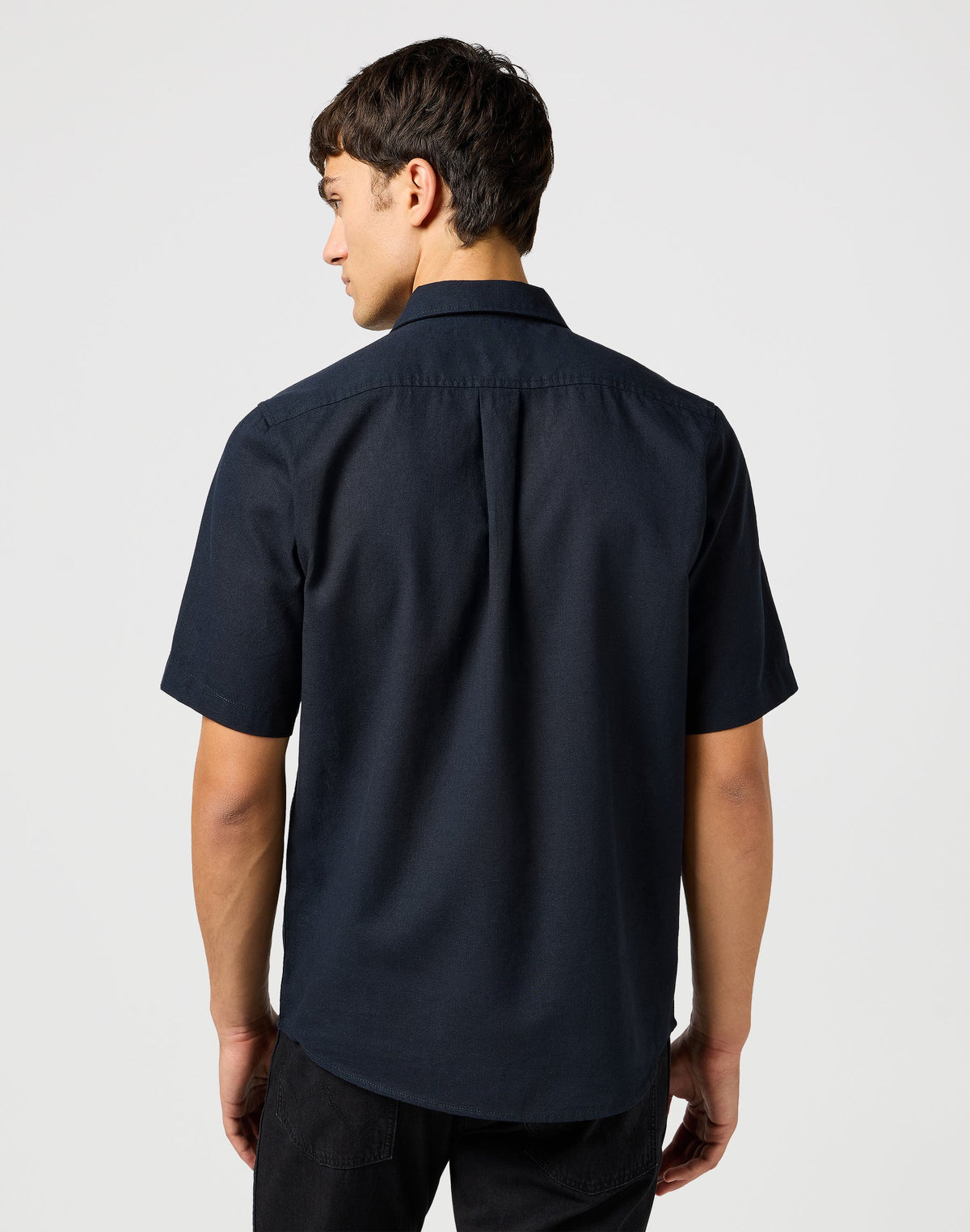 Ss 1 Pkt Shirt in Black