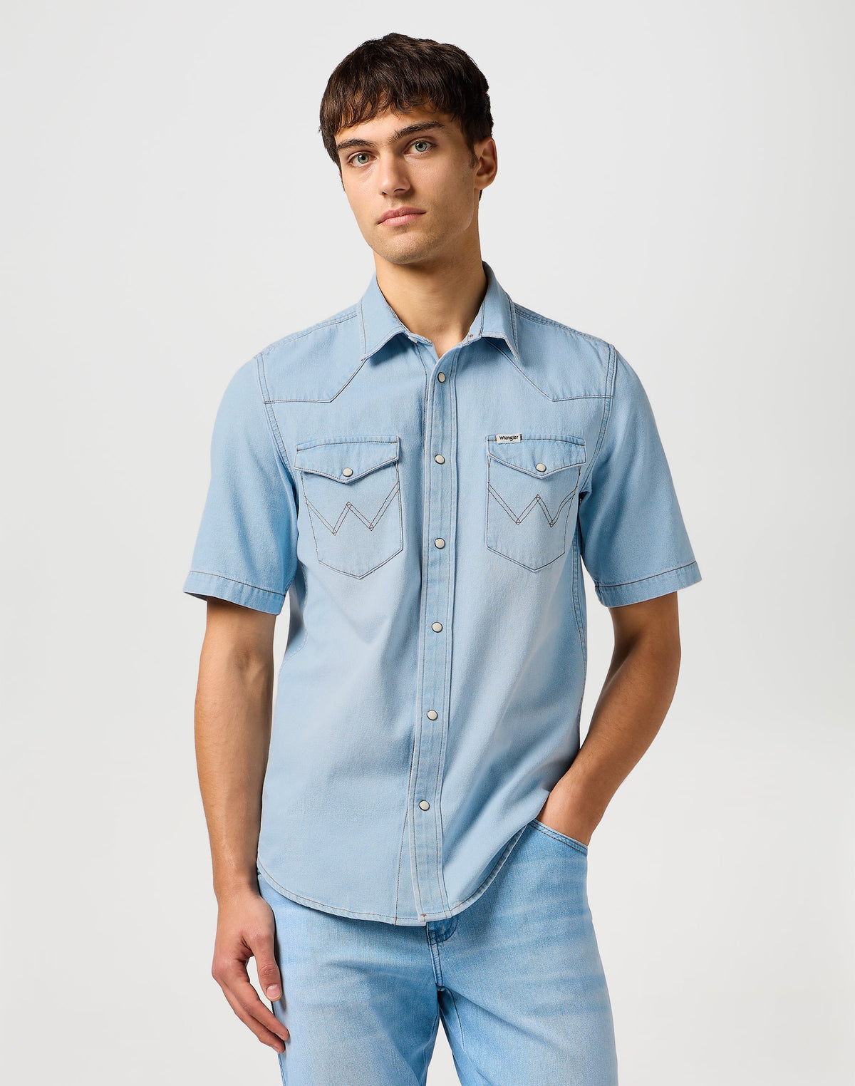 Ss Western Shirt in Authentic Tint