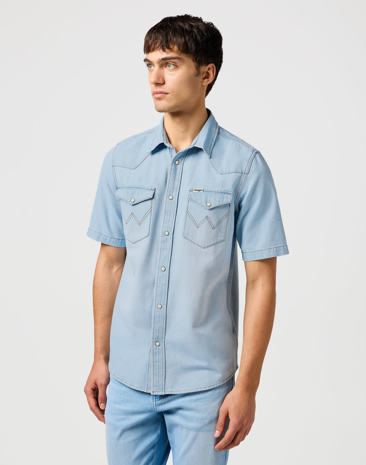 Ss Western Shirt in Authentic Tint