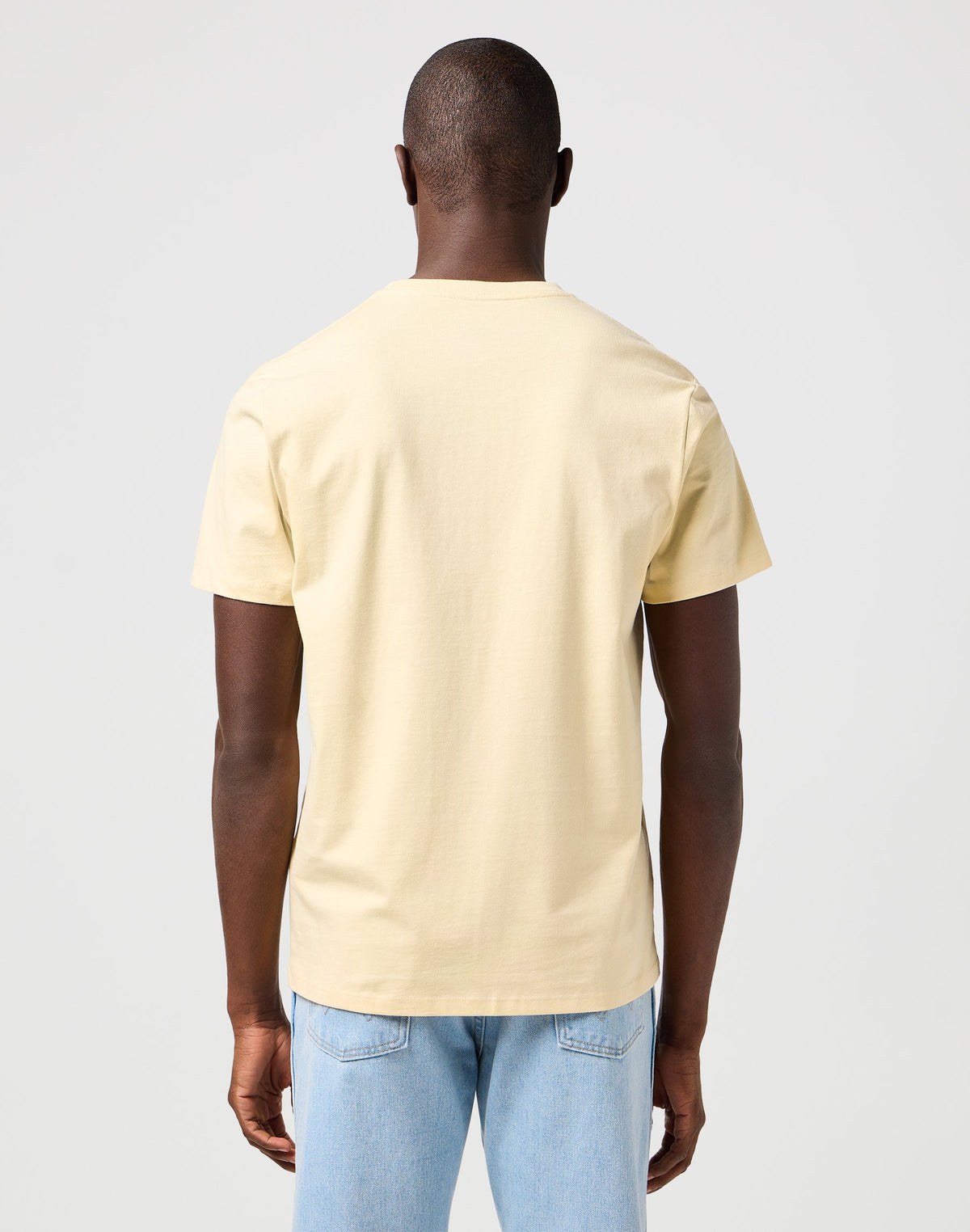 Small Logo Tee in Banana Crepe