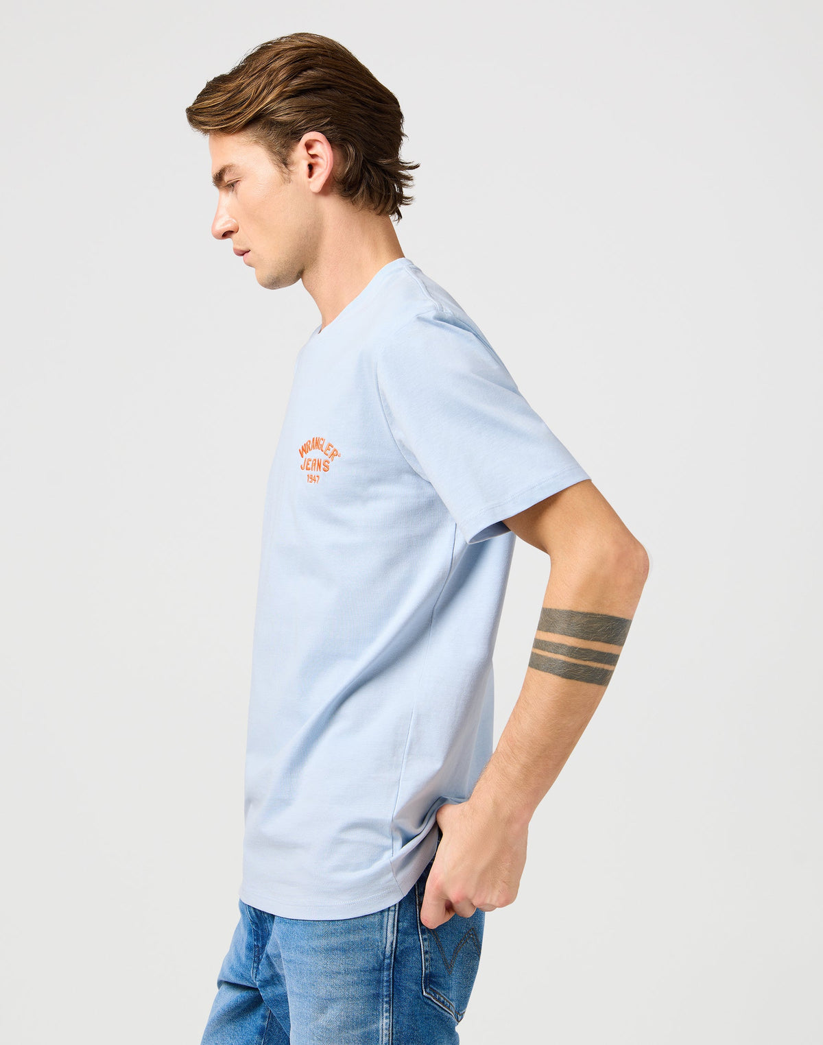 Small Logo Tee in Niagara Mist