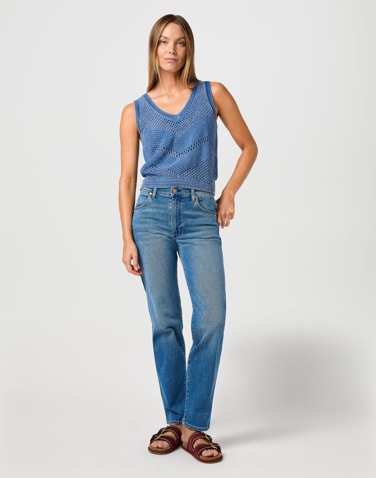 Sweater Tank in Cyaneus