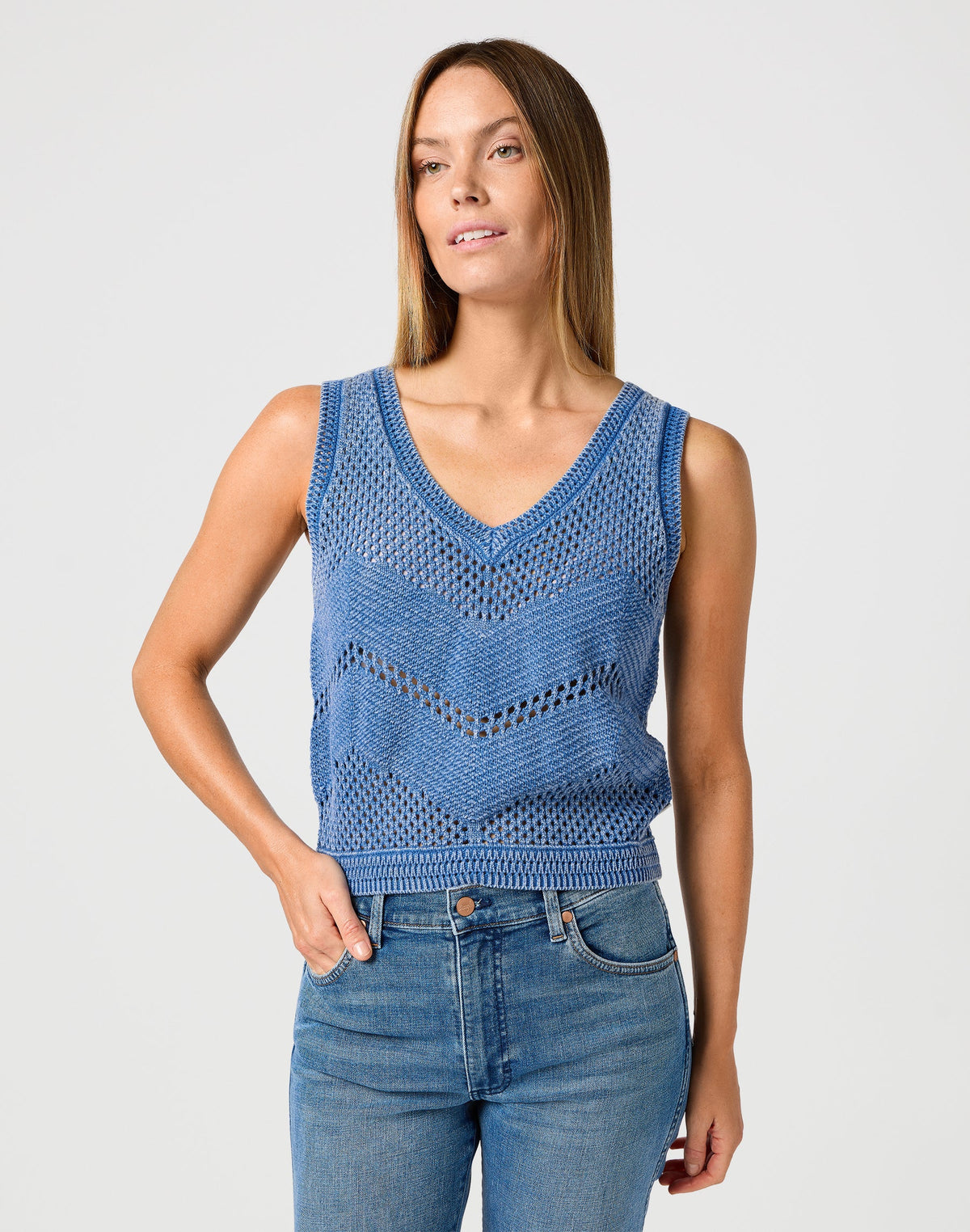 Sweater Tank in Cyaneus