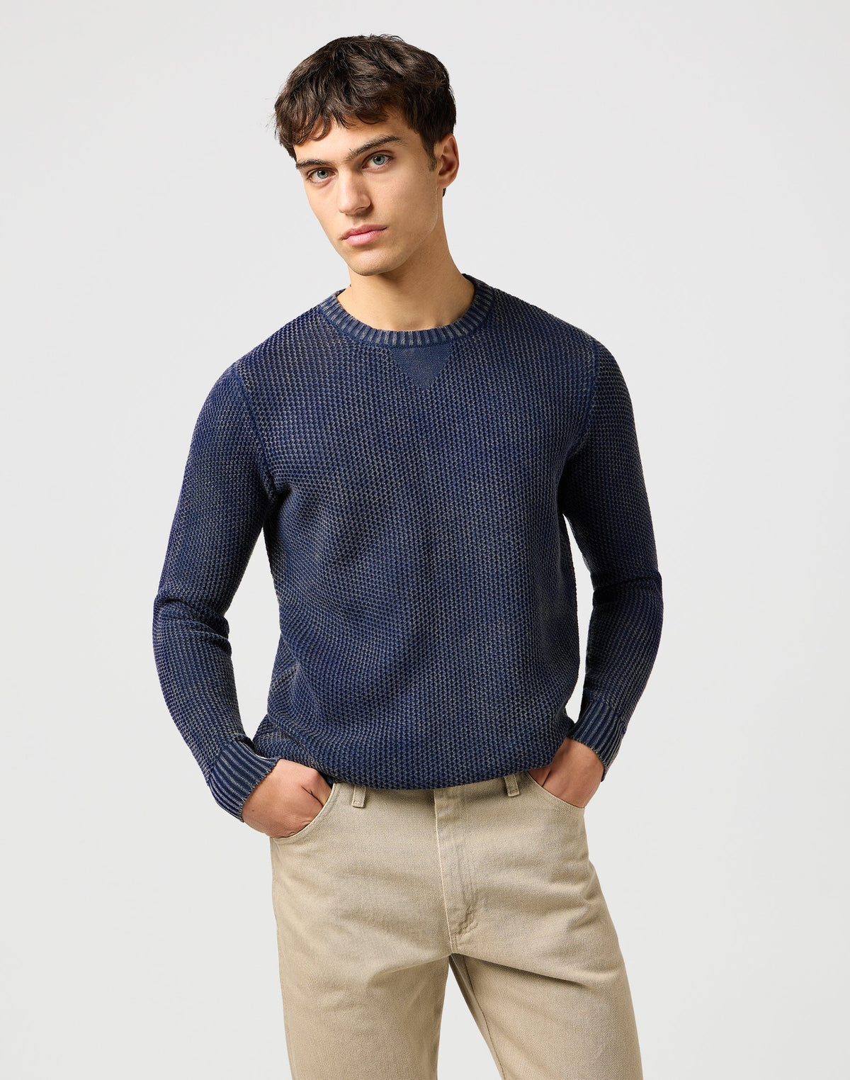 Crewneck Sweater in Navy