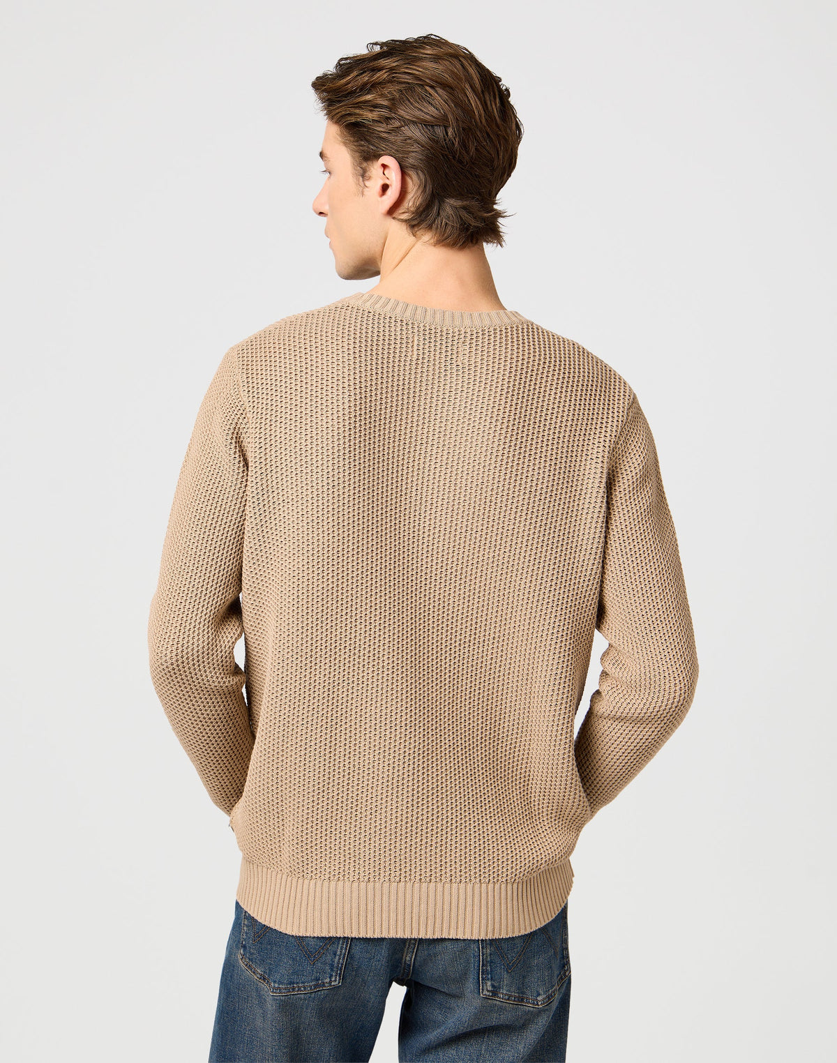 Crewneck Sweater in Timberwolf