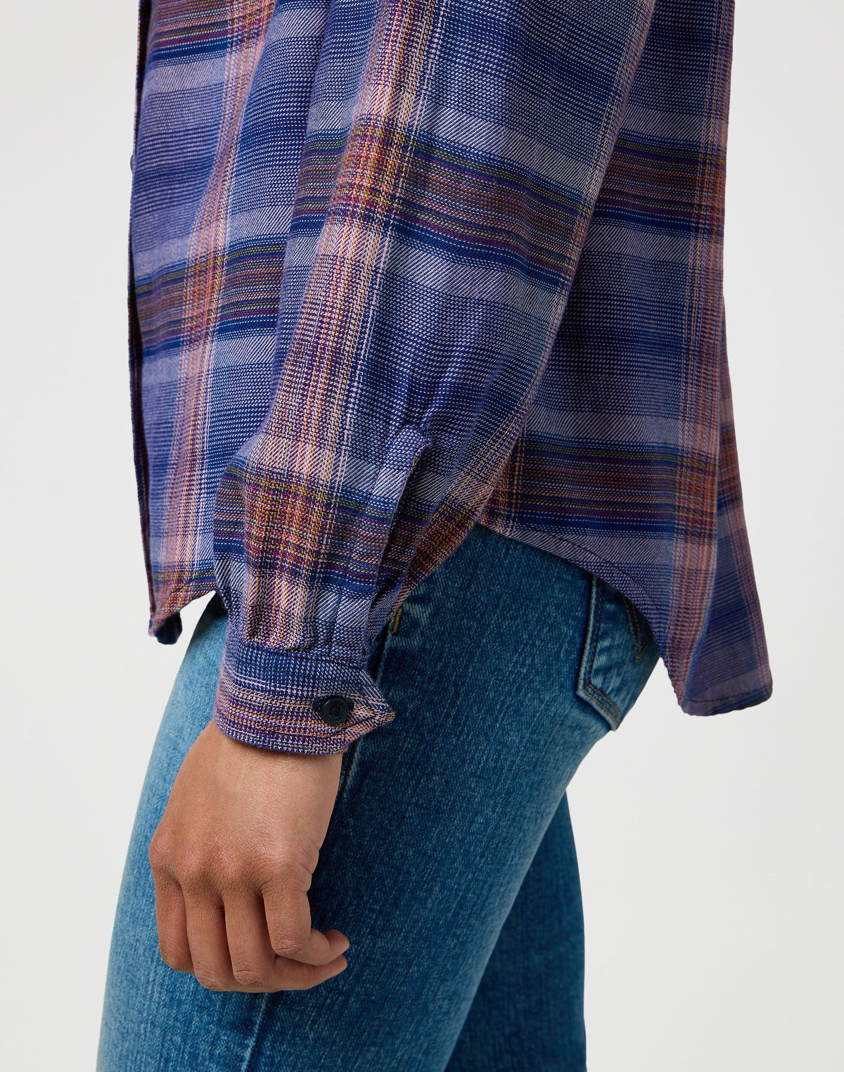 Femme Western Shirt in Earth Red