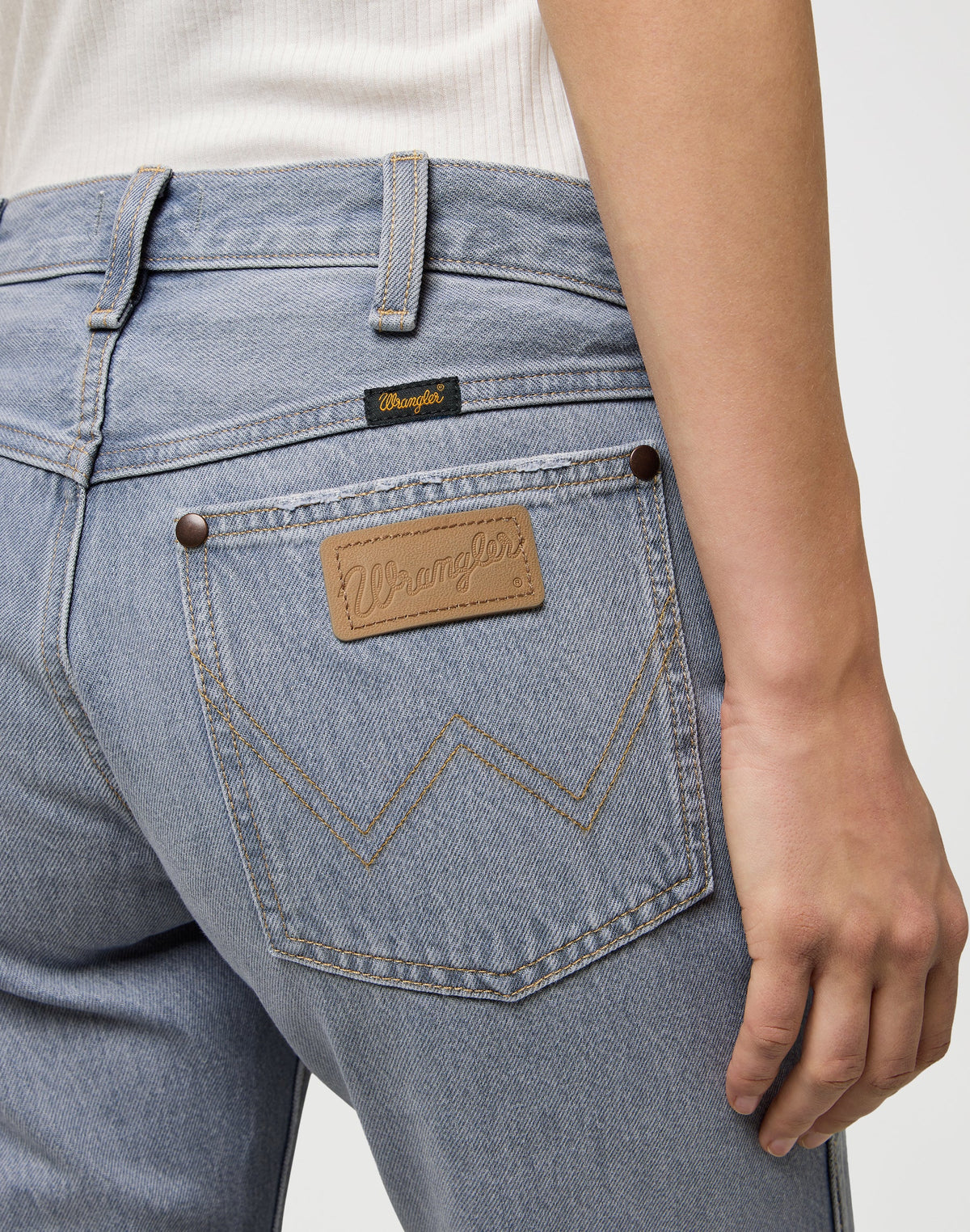 Low Rise Cowboy Jean in Haute Haze