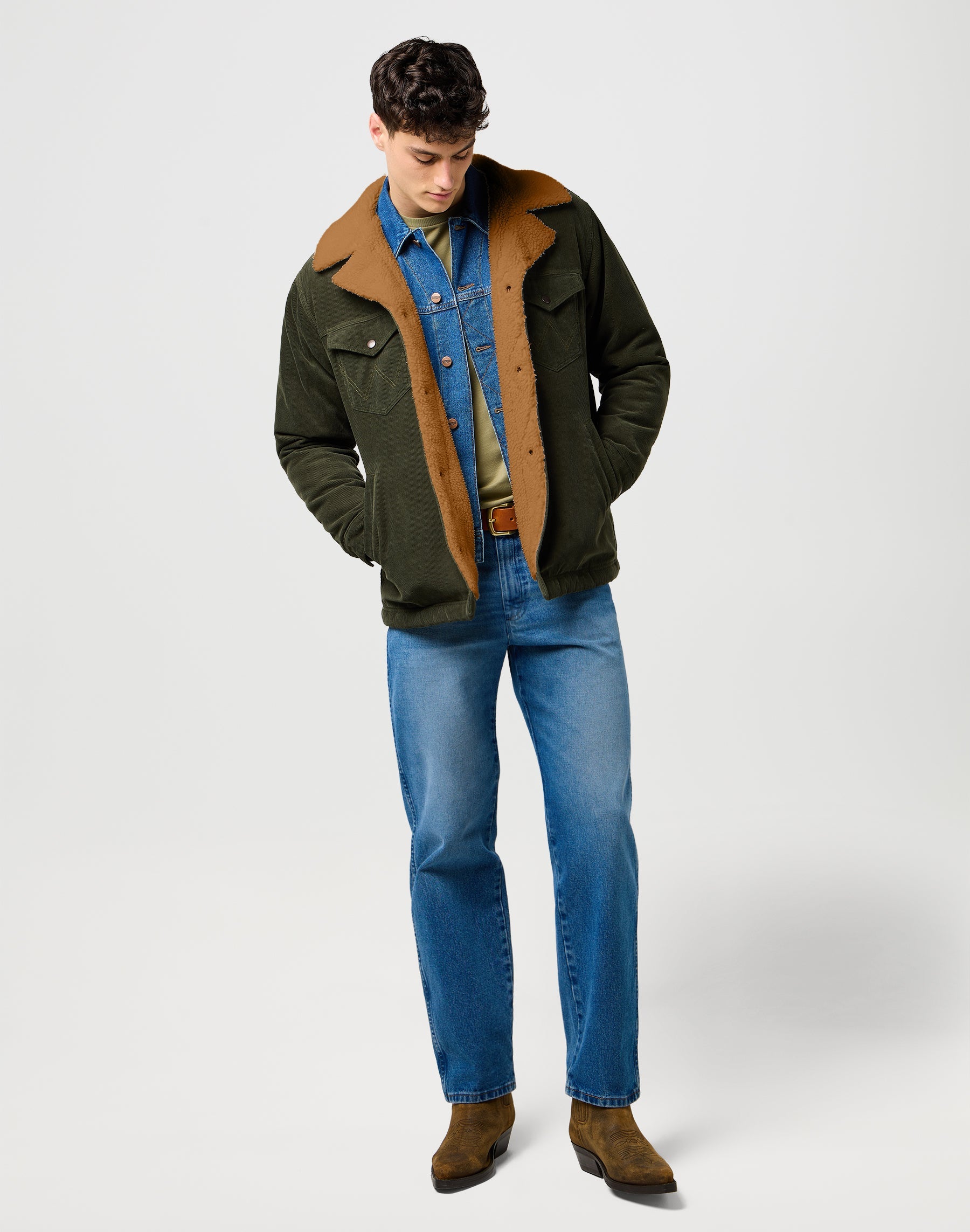 Wrange Coat in Forest Night