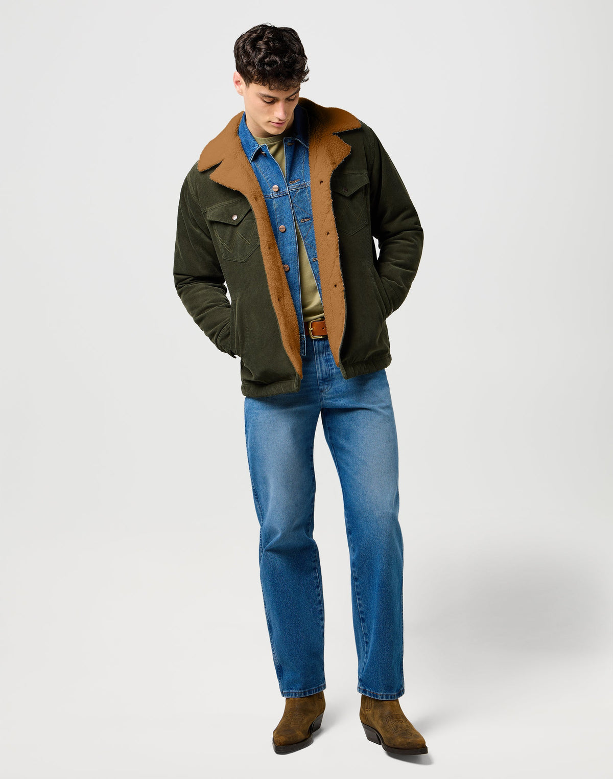 Wrange Coat in Forest Night