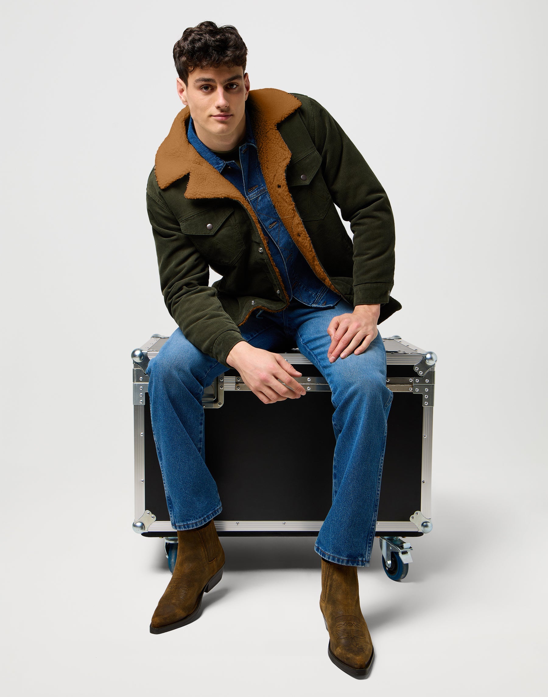 Wrange Coat in Forest Night