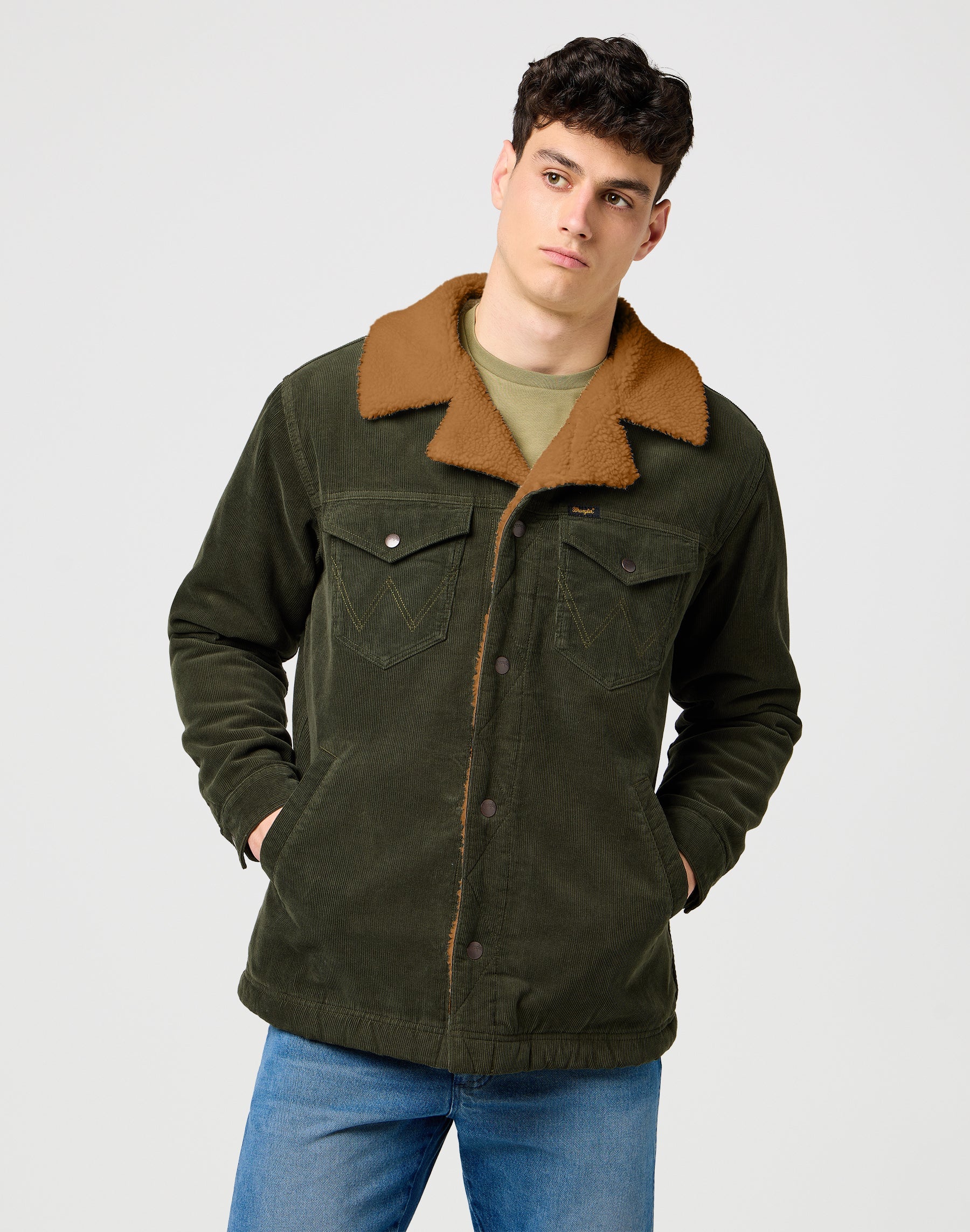 Wrange Coat in Forest Night