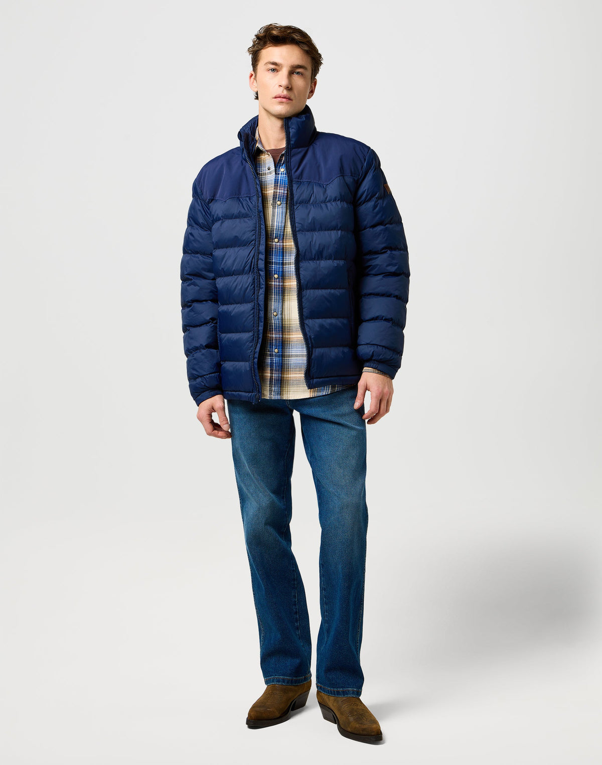 Packable Puffer in Navy